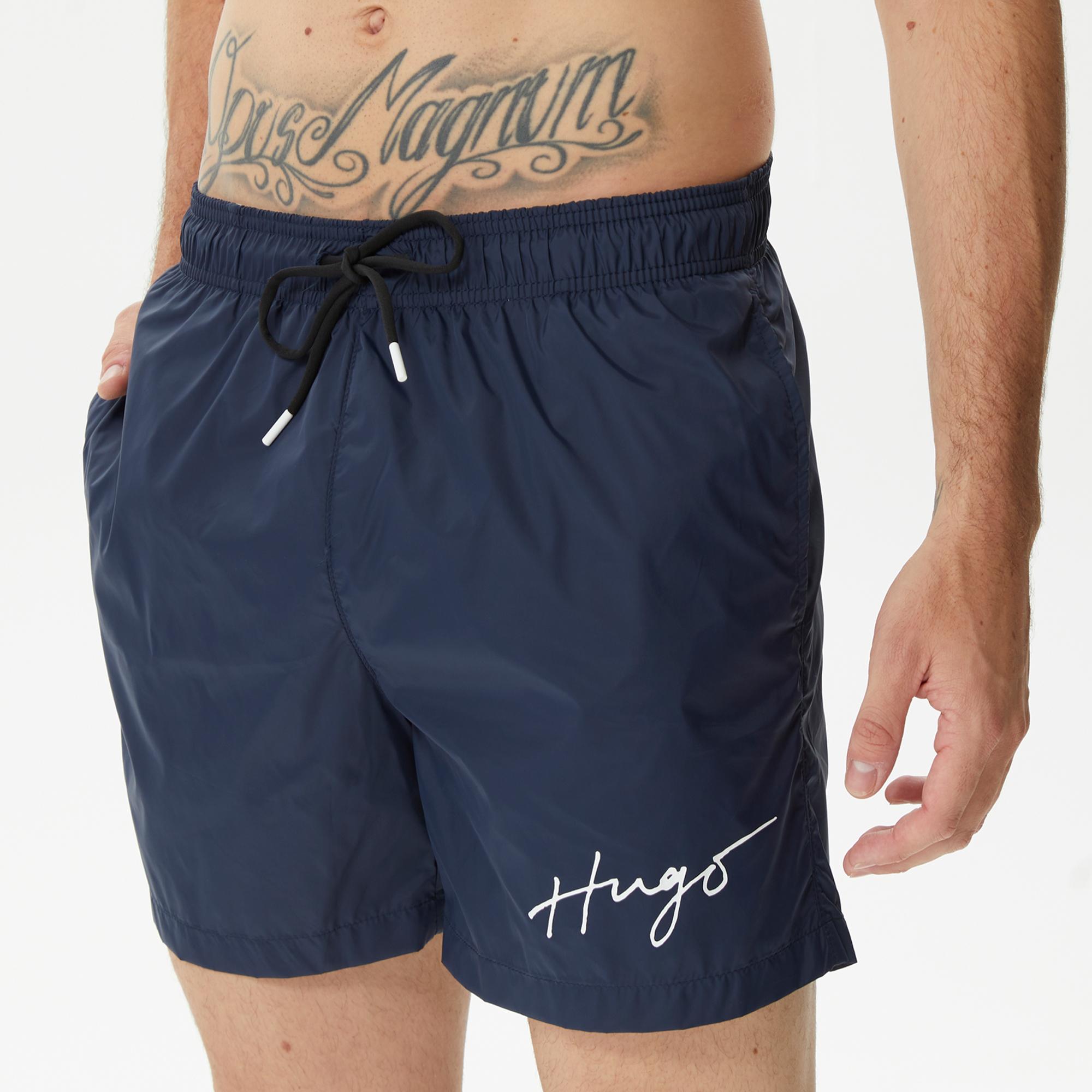 Hugo Paol Erkek Lacivert Mayo Şort