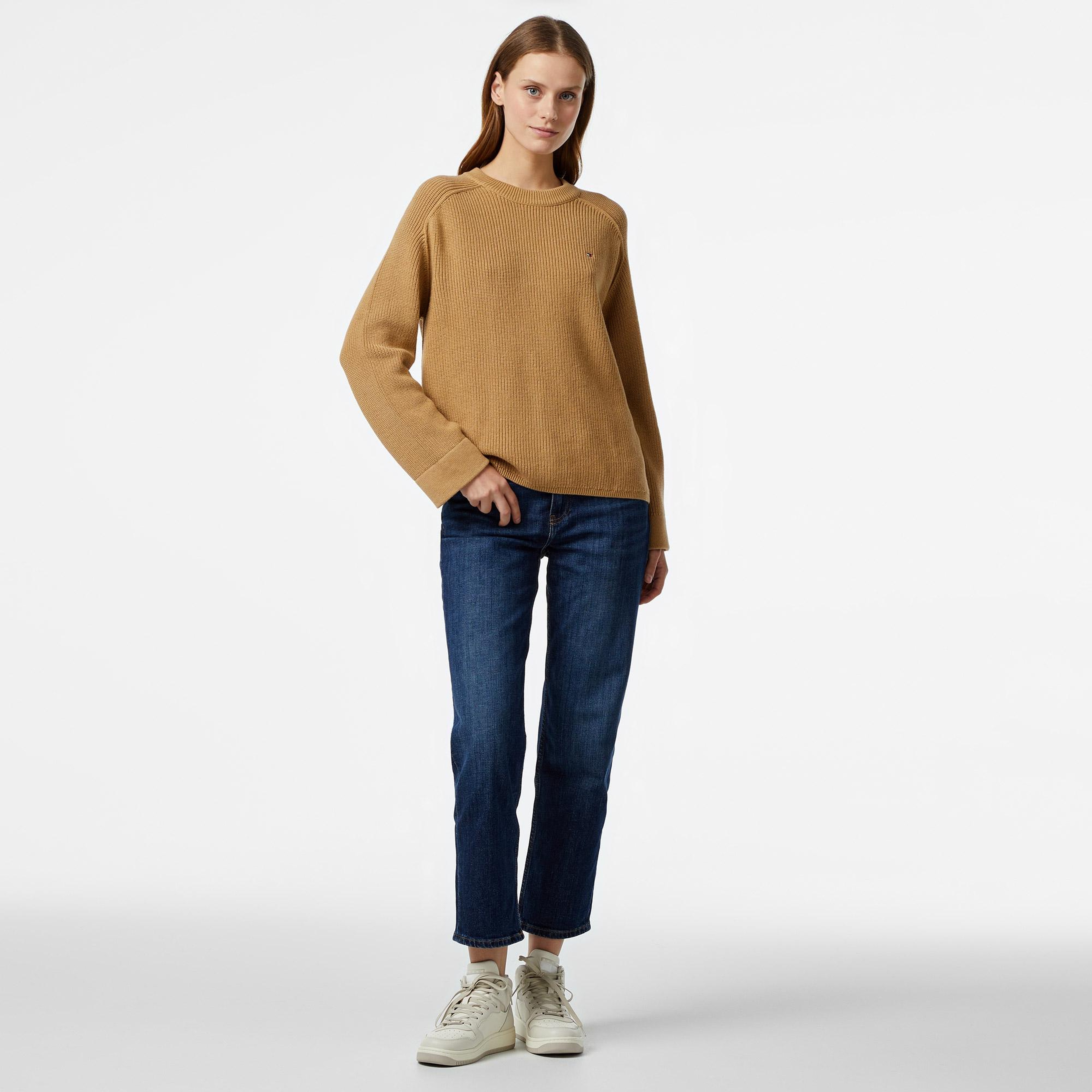 Tommy Hilfiger Cardi Stitch Kadın Haki Hırka