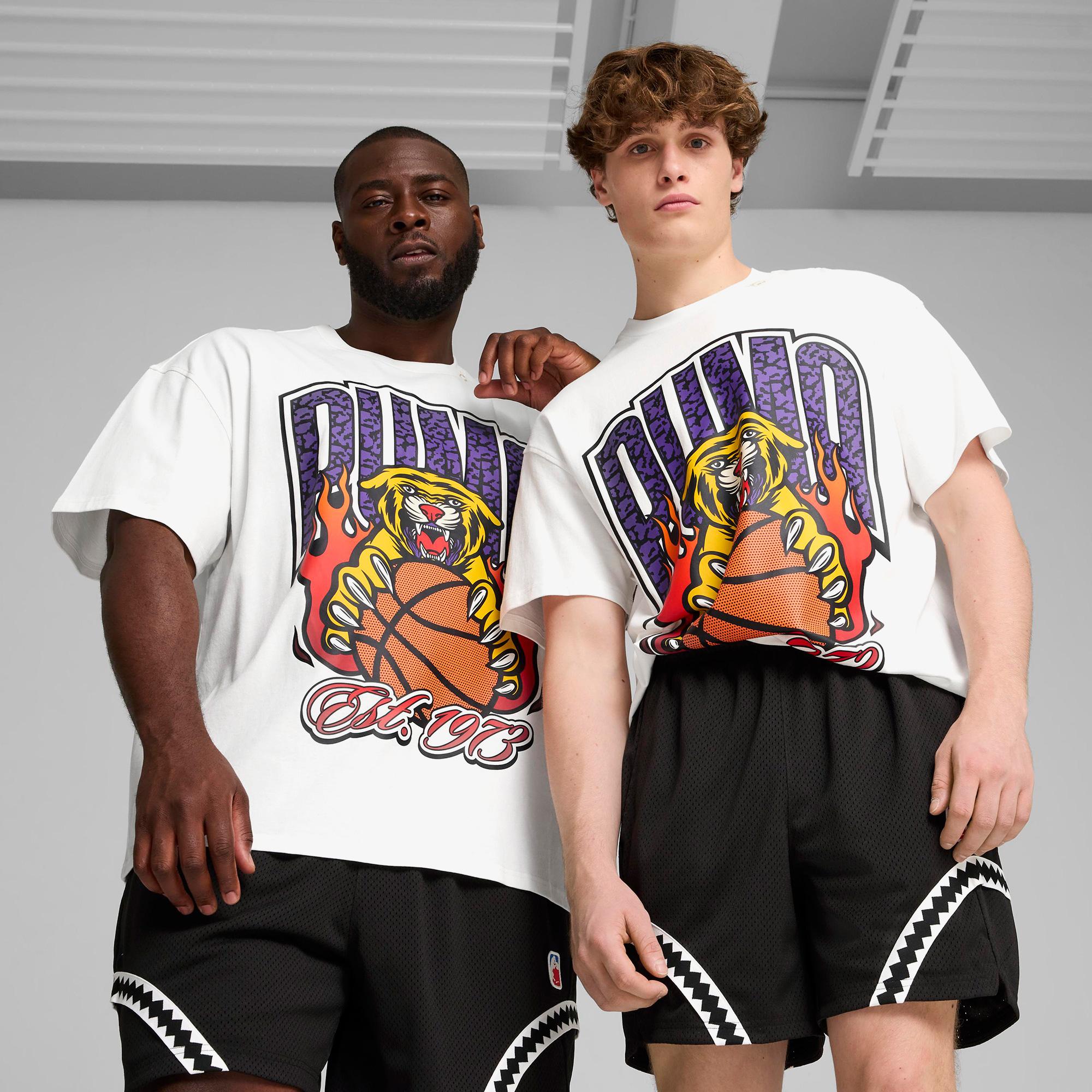 Puma Crowd Craze Erkek Beyaz T-Shirt