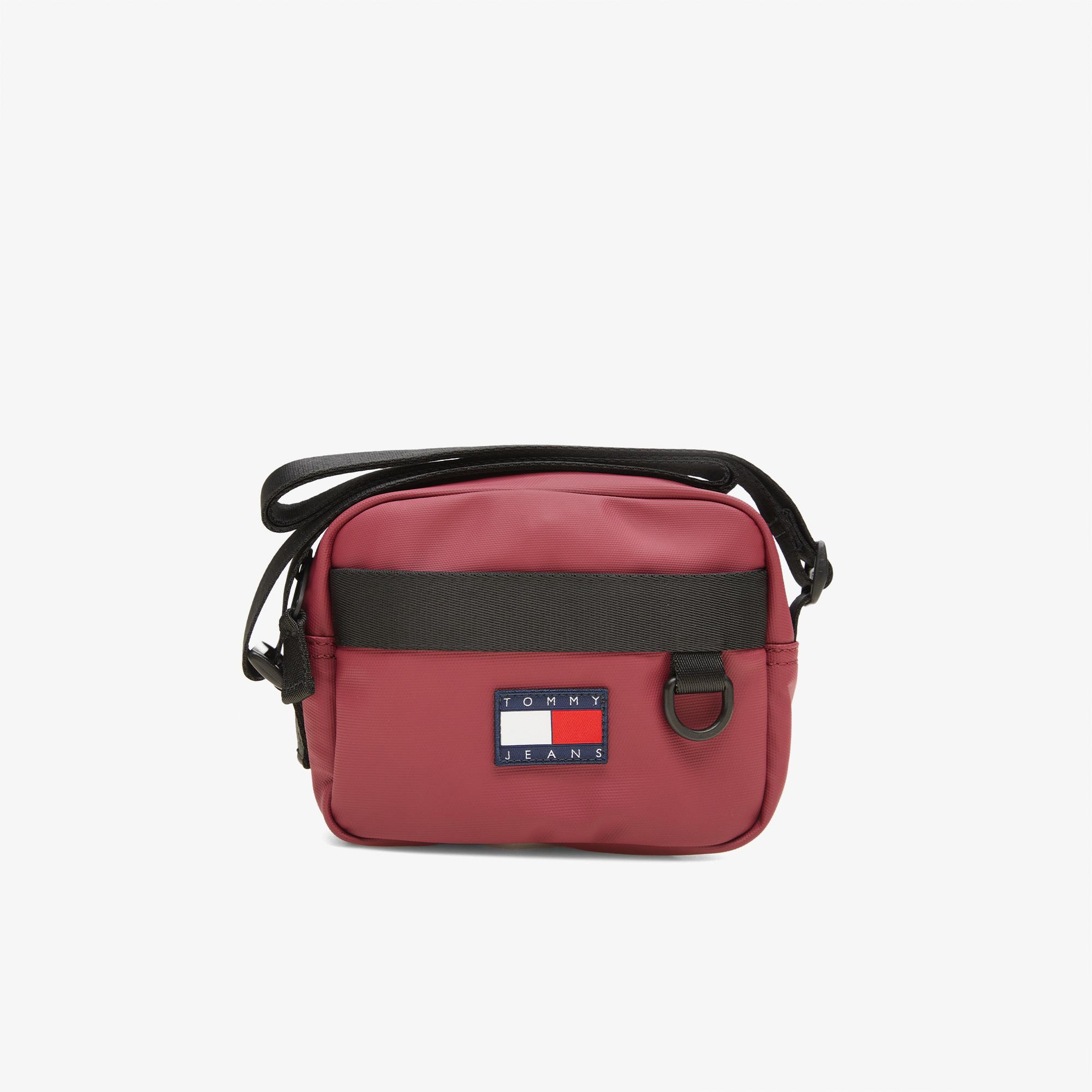 Tommy Jeans Elevated Crossover Erkek Kırmızı Omuz Çantası