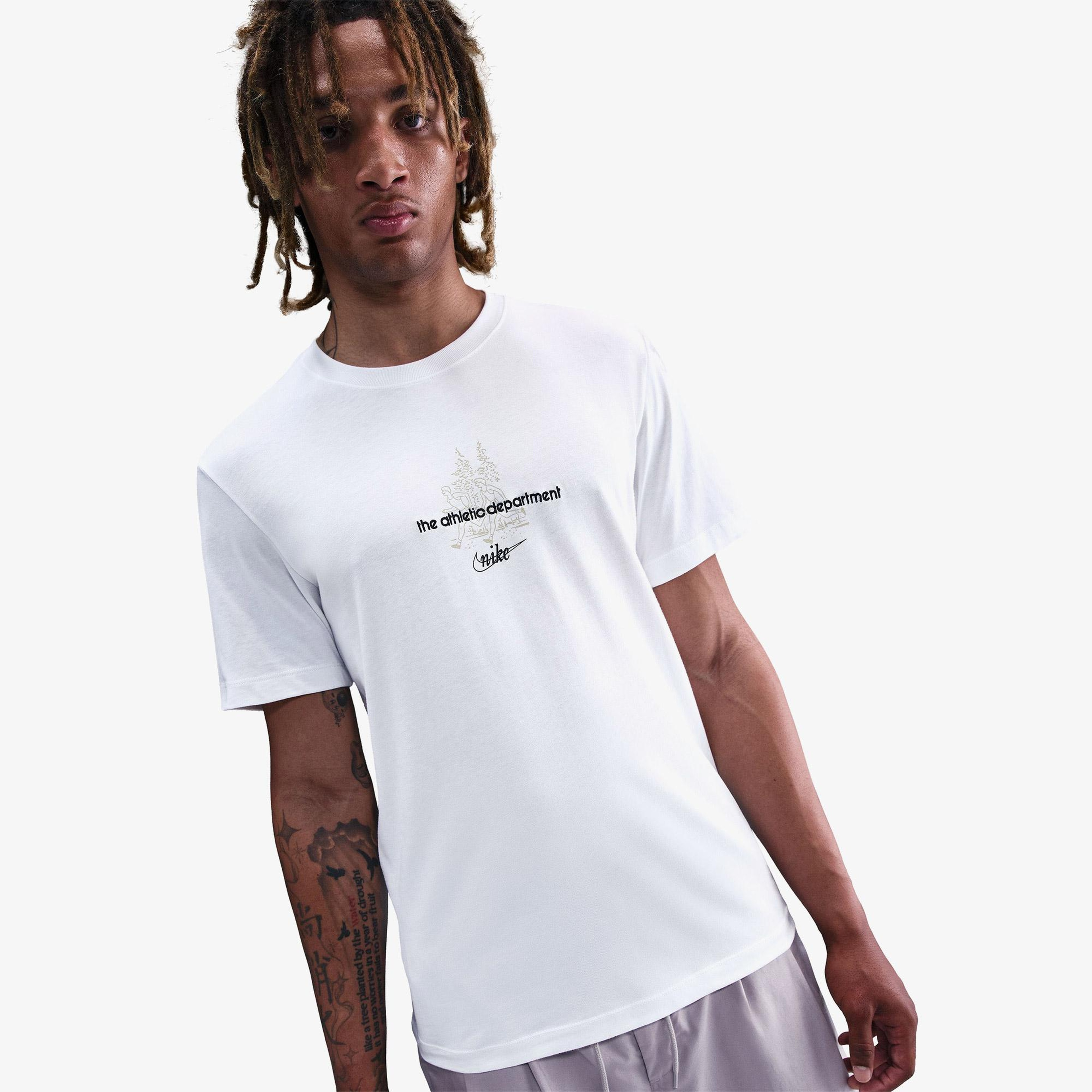 Nike Sportswear Club Erkek Beyaz T-Shirt