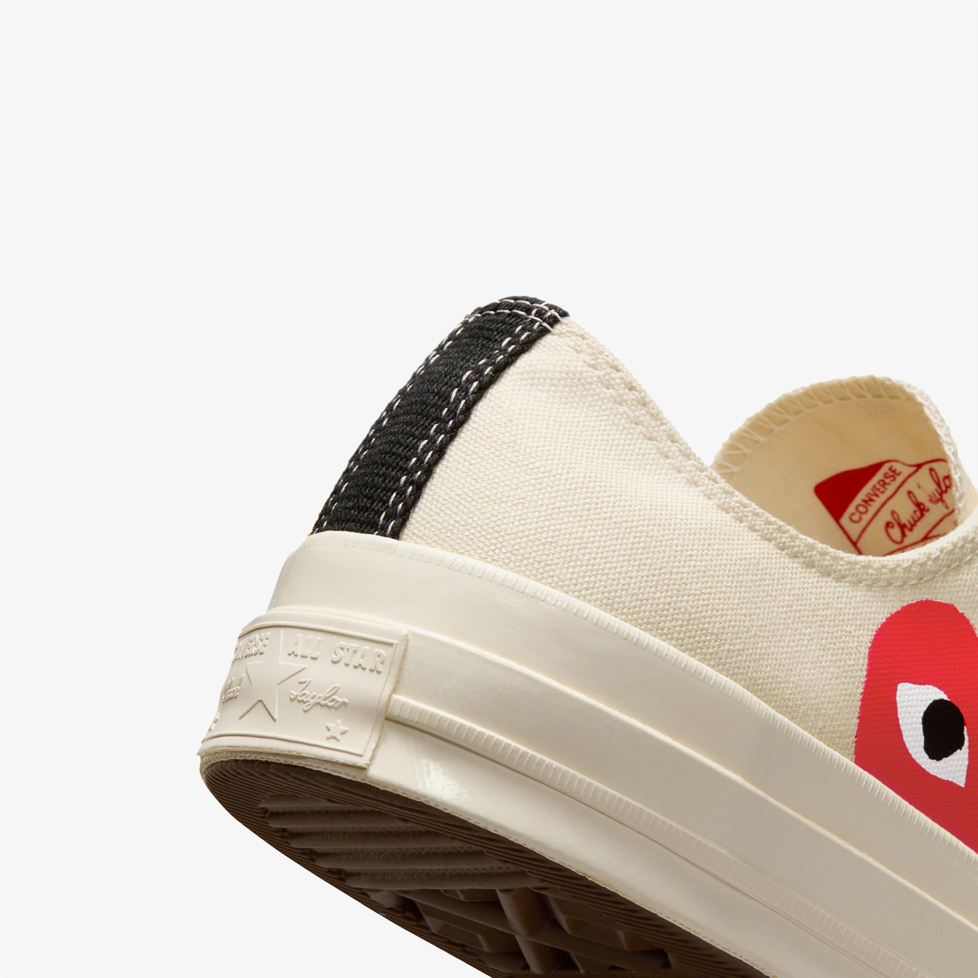 Converse X Comme Des Garçons Play Chuck 70 Unisex Krem Sneaker