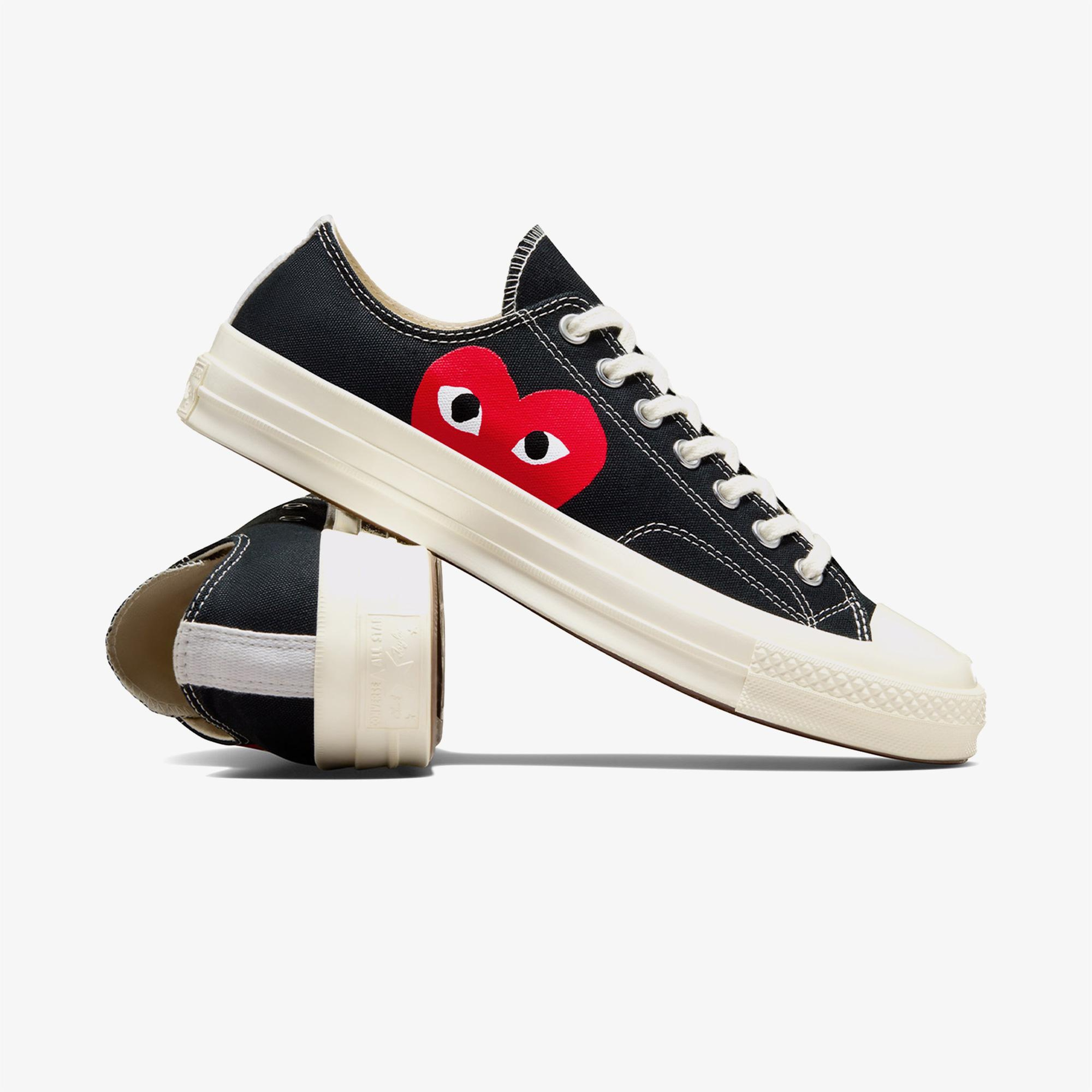 Converse X Comme Des Garçons Play Chuck 70 Unisex Siyah Sneaker