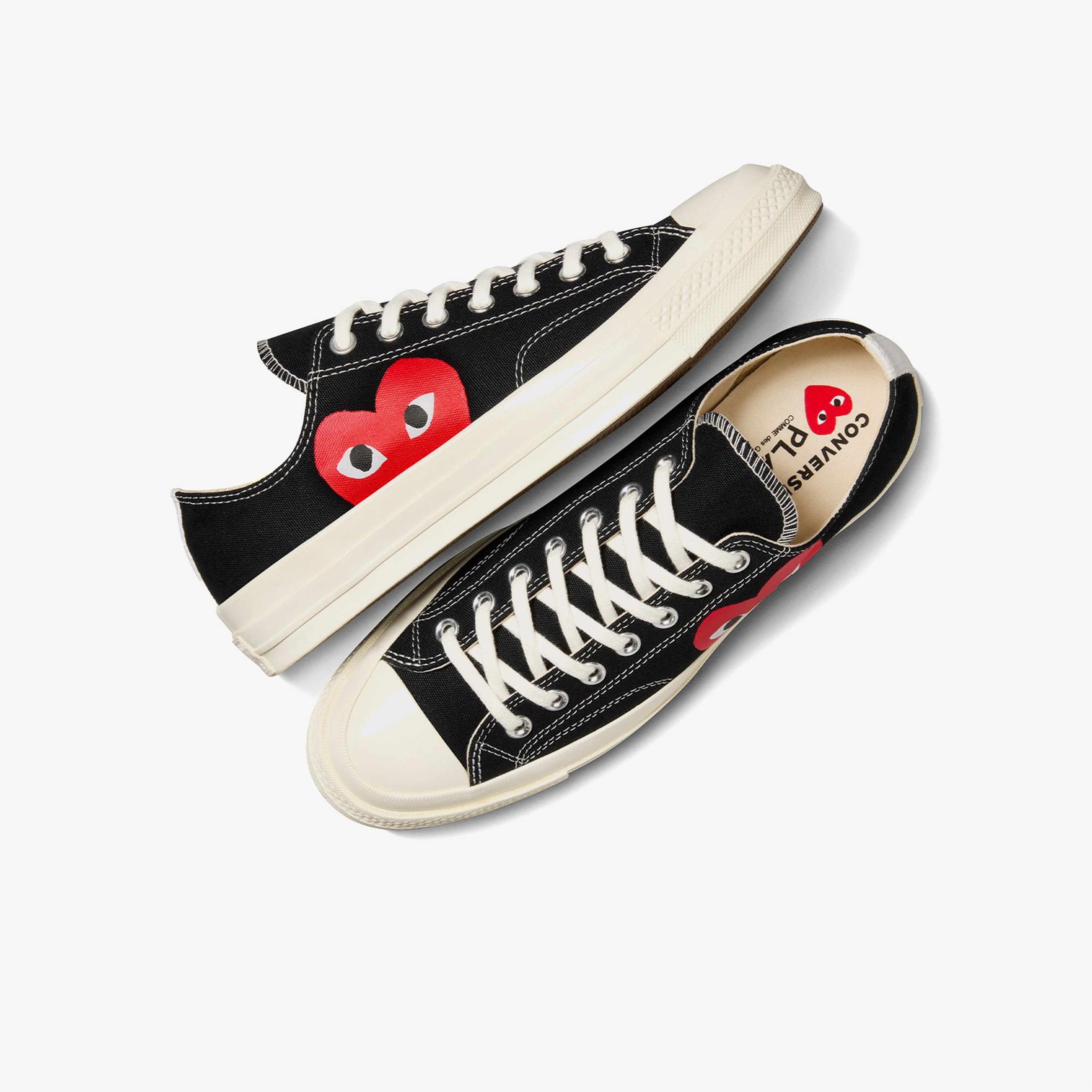 Converse X Comme Des Garçons Play Chuck 70 Unisex Siyah Sneaker
