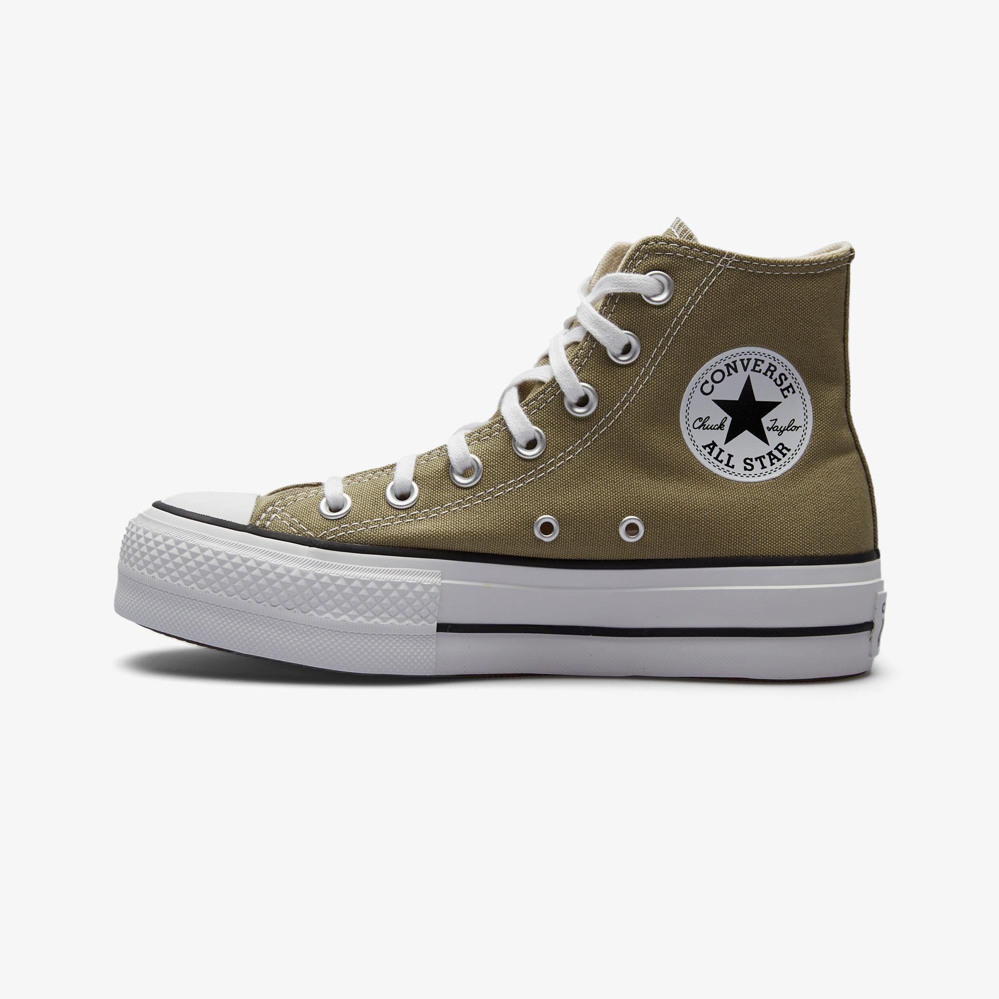 Converse Chuck Taylor All Star Lift Unisex Yeşil Platform Sneaker