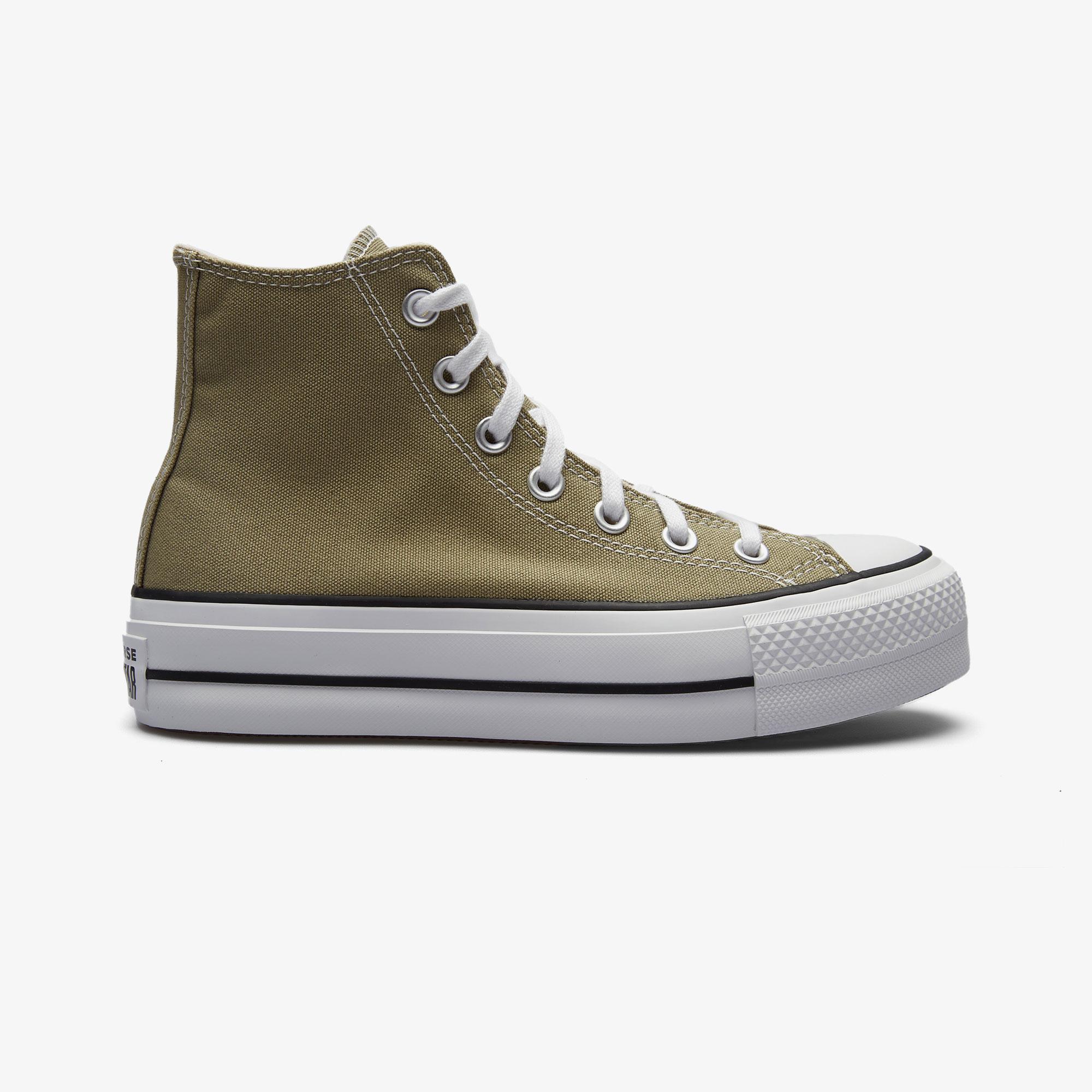 Converse Chuck Taylor All Star Lift Unisex Yeşil Platform Sneaker