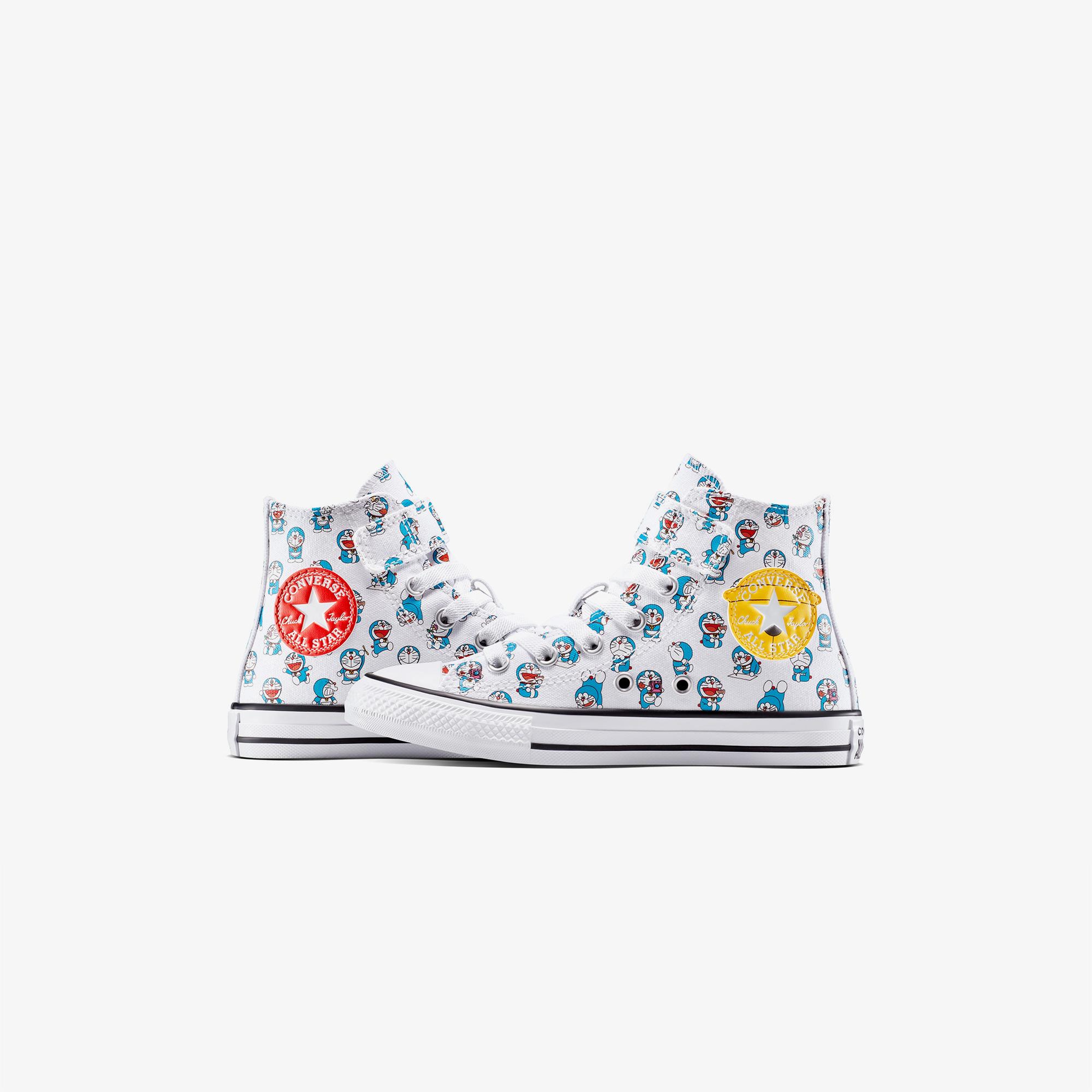 Converse x Doraemon Çocuk Beyaz Chuck Taylor All Star Sneaker
