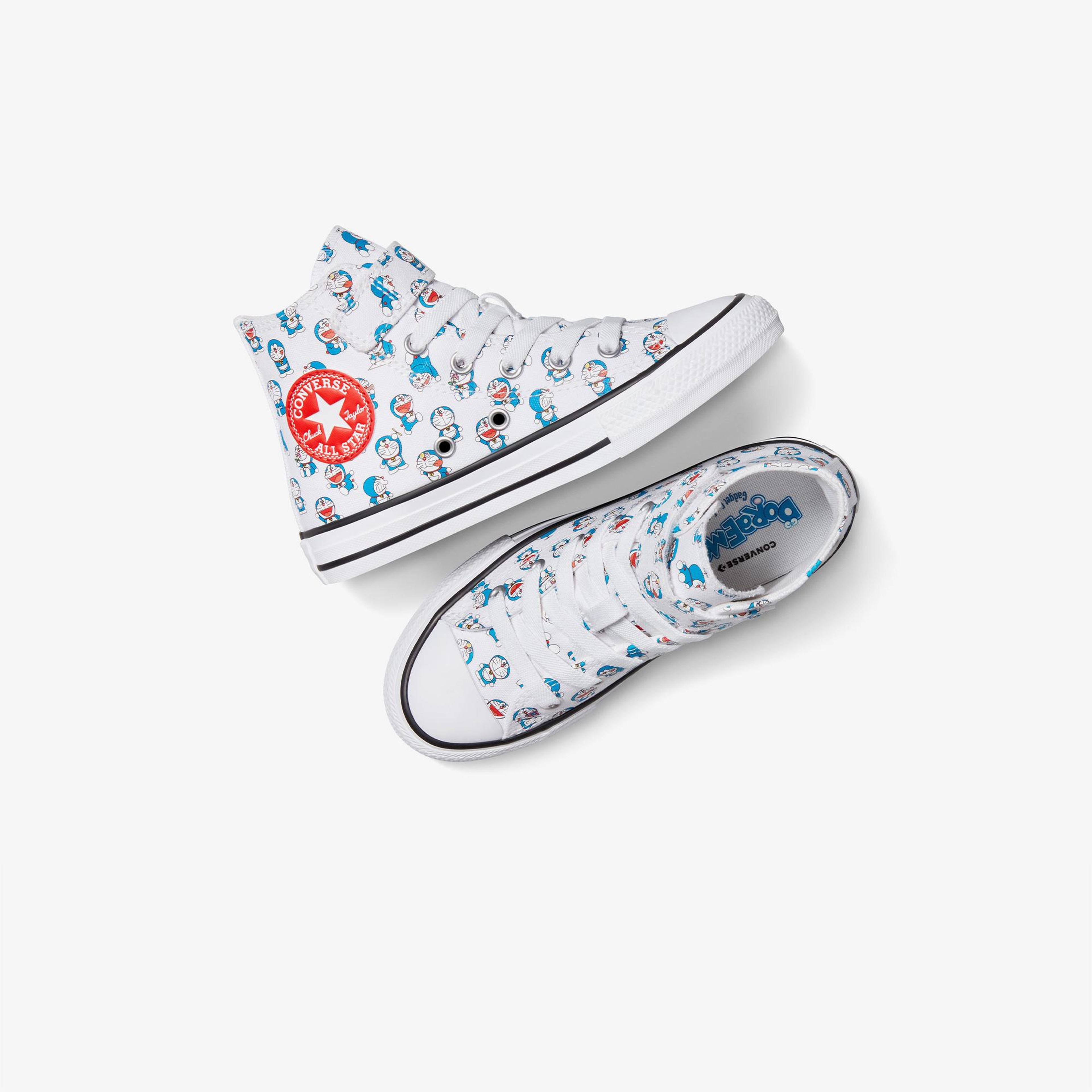 Converse x Doraemon Çocuk Beyaz Chuck Taylor All Star Sneaker
