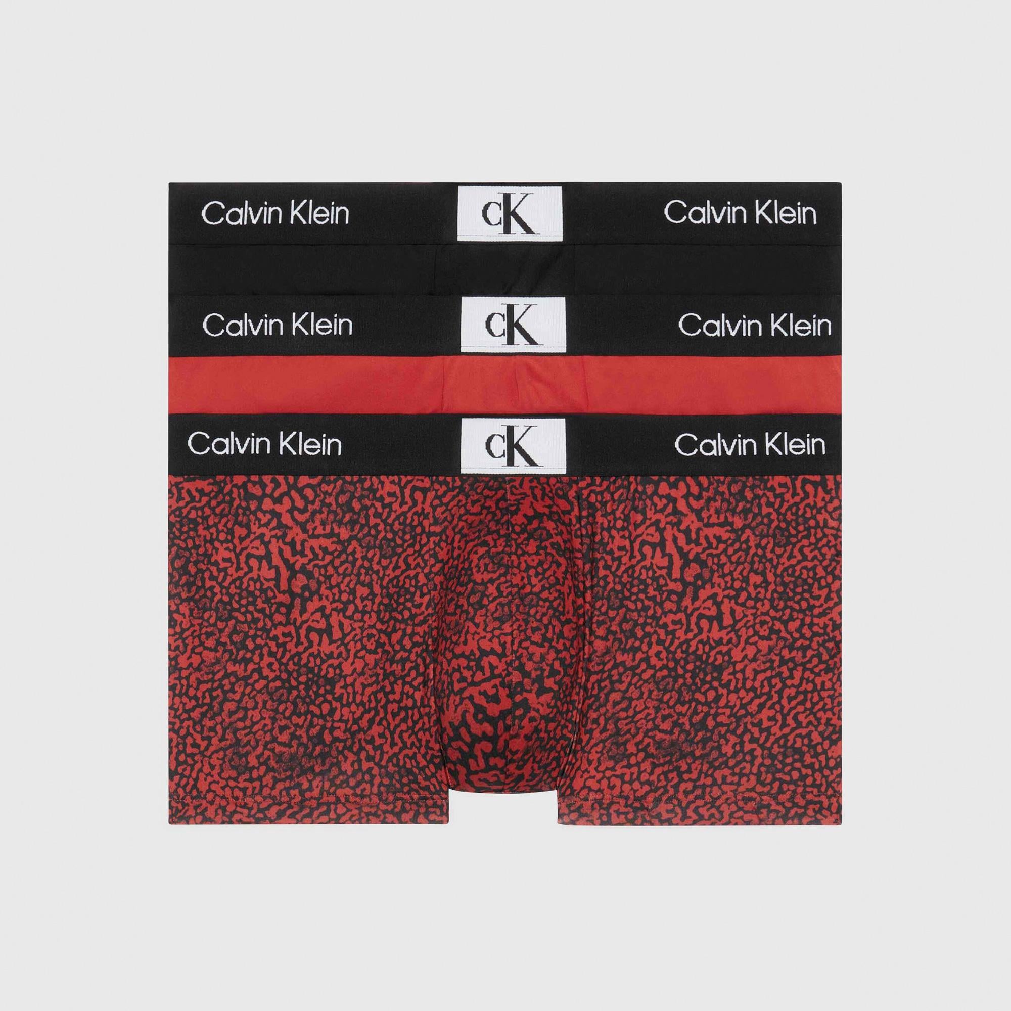 Calvin Klein Low Rise Trunk 3'Lü Erkek Renkli Boxer