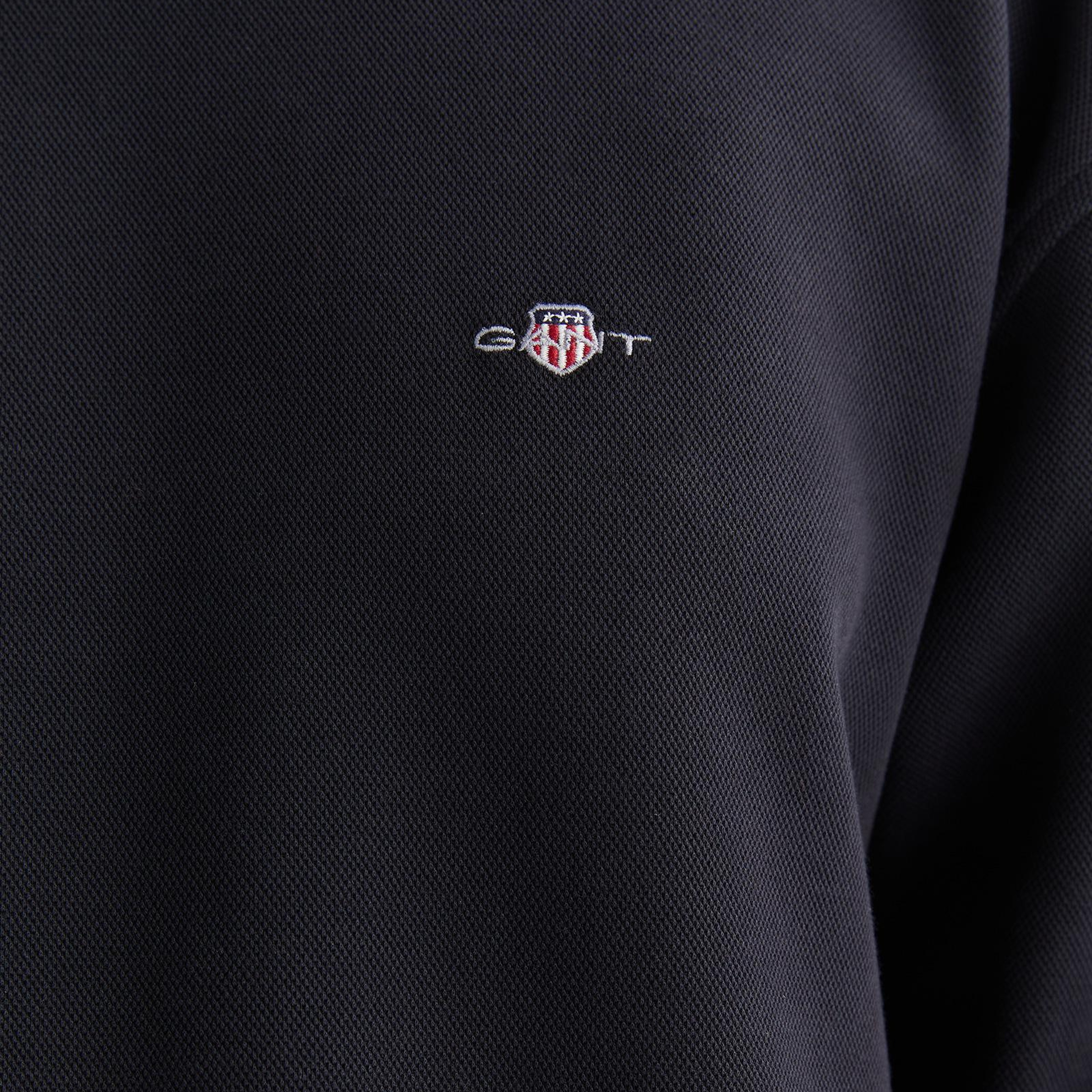 GANT Kadın Siyah Oversize Fit Bisiklet Yaka Sweatshirt