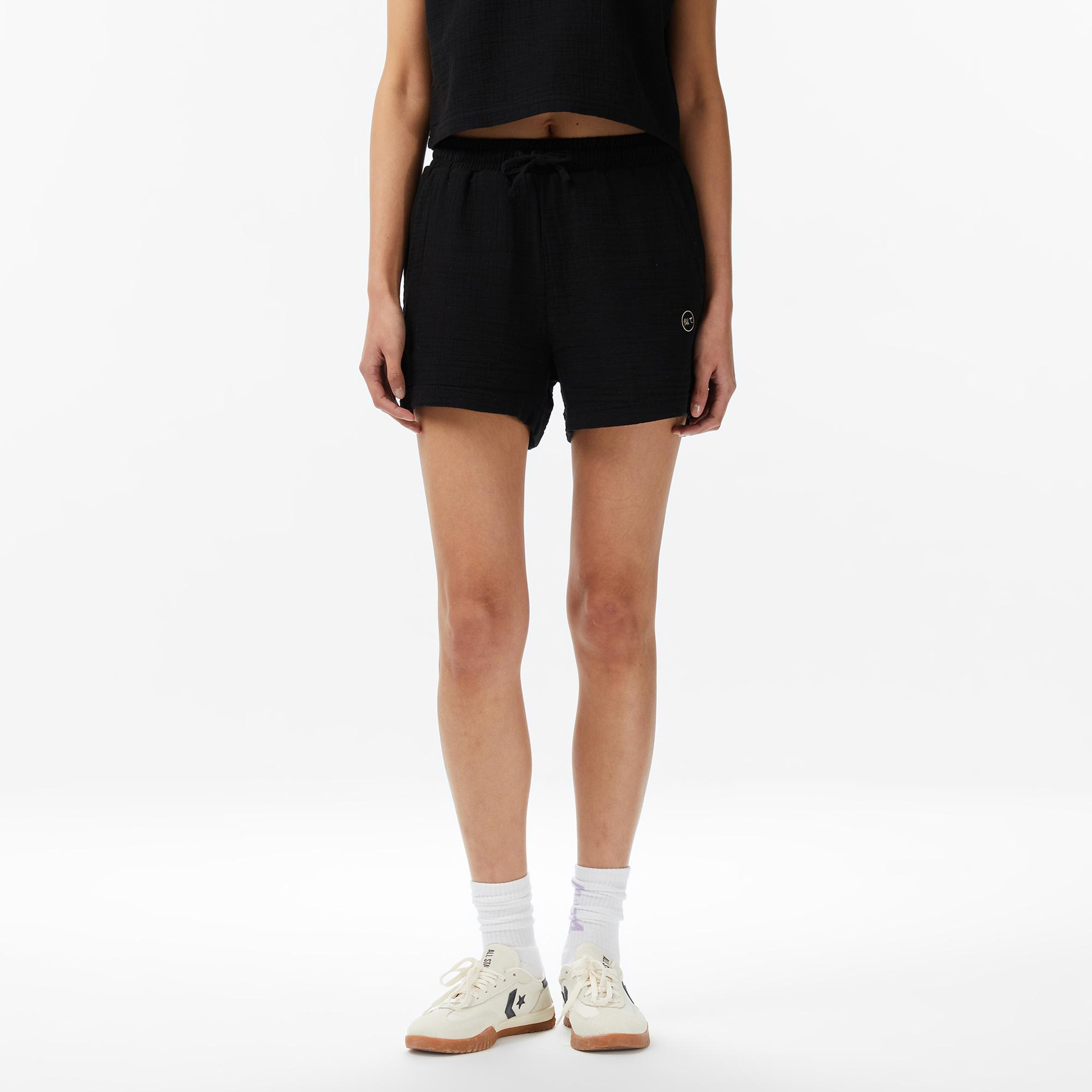 UNITED4 Regular Fit Kadın Siyah Şort