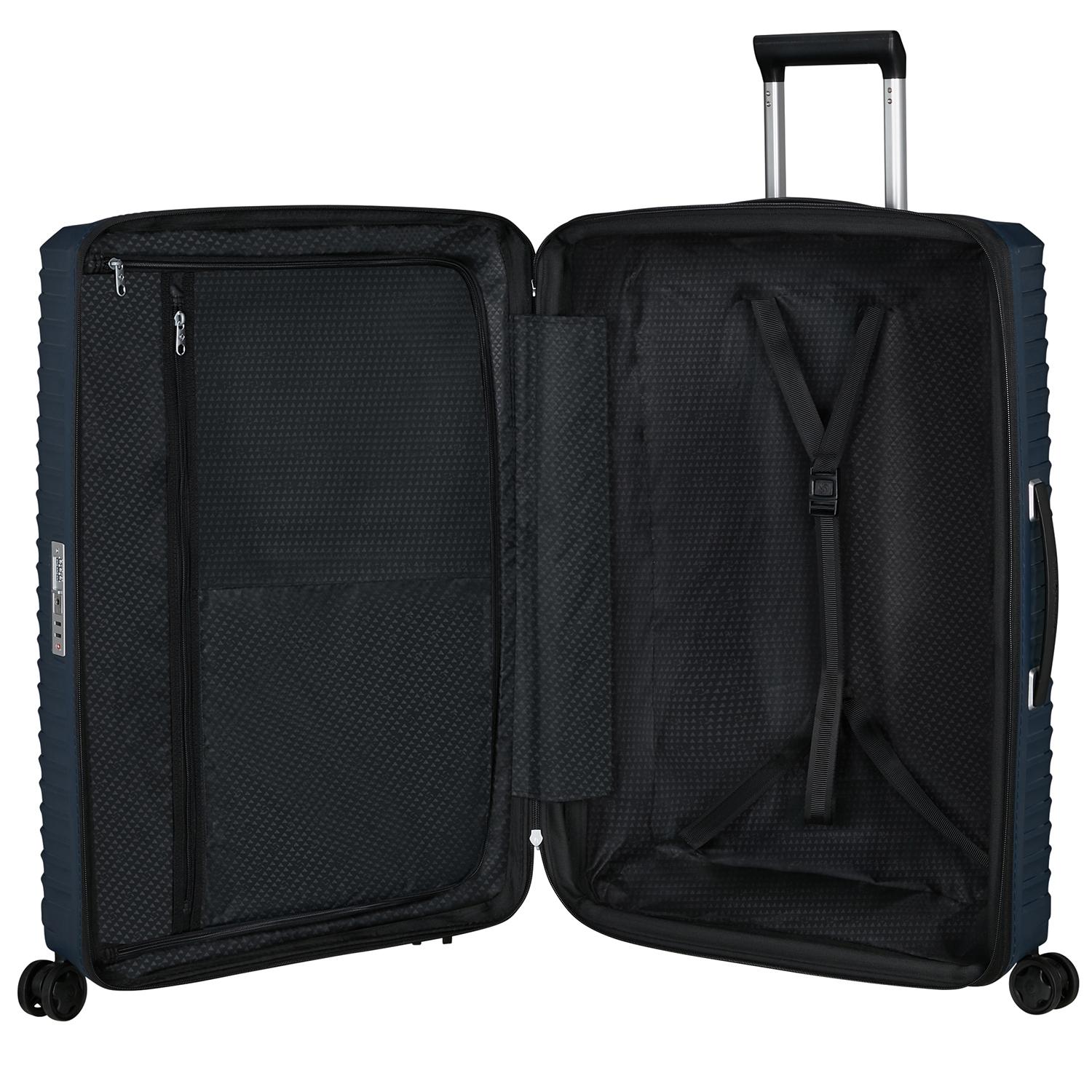 Samsonite Lacivert Upscape Spinner Körüklü 81/30 Ekstra Büyük Boy Valiz