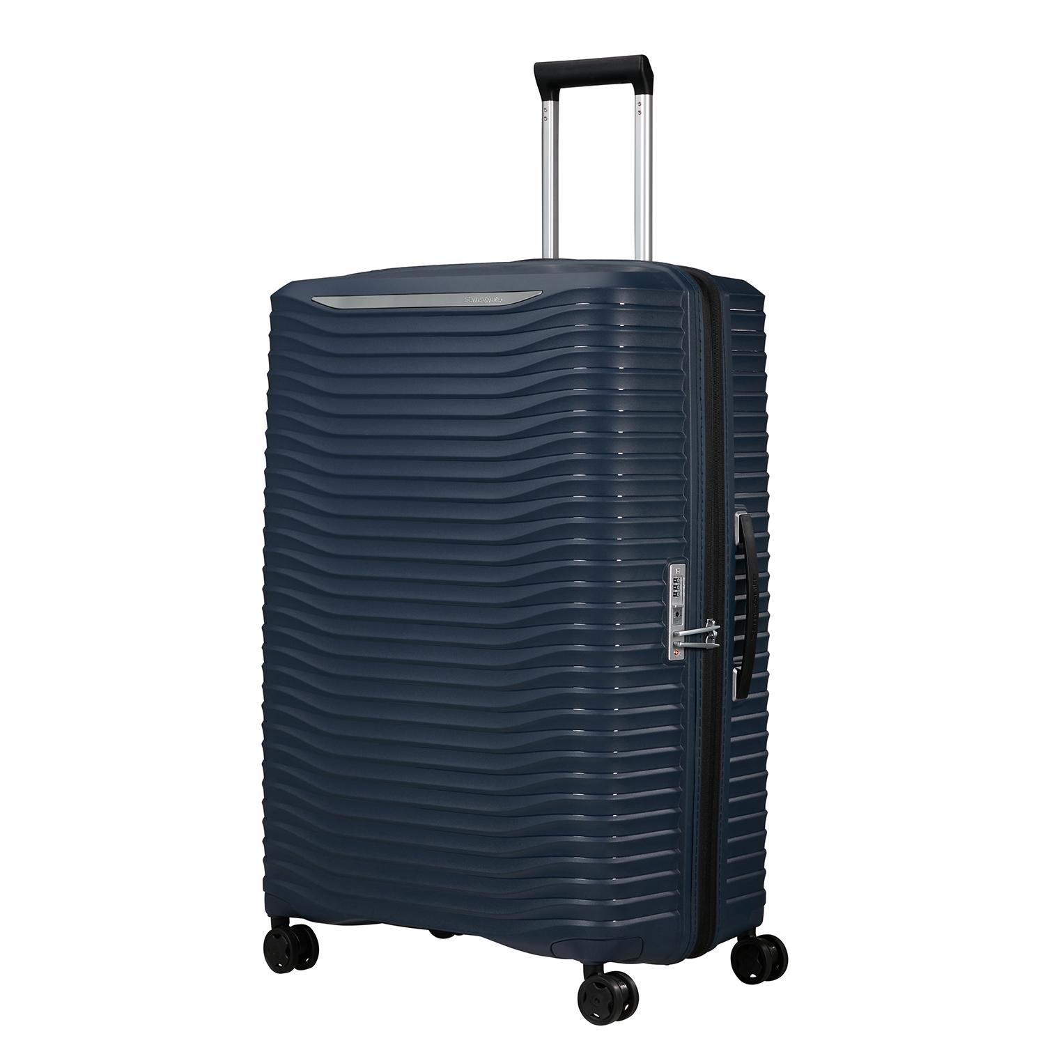 Samsonite Lacivert Upscape Spinner Körüklü 81/30 Ekstra Büyük Boy Valiz