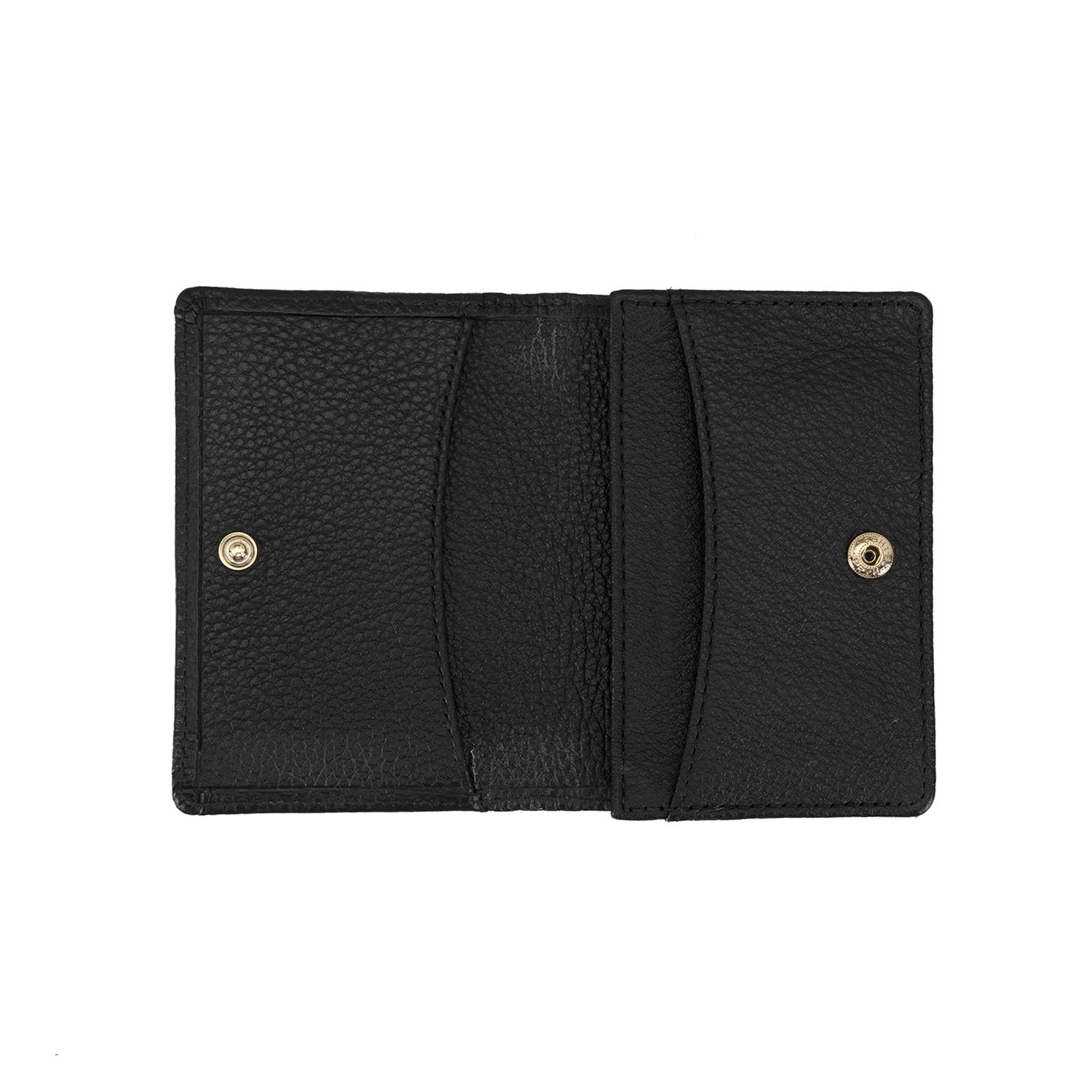 Gregorio Siyah Kadın Deri Cüzdan