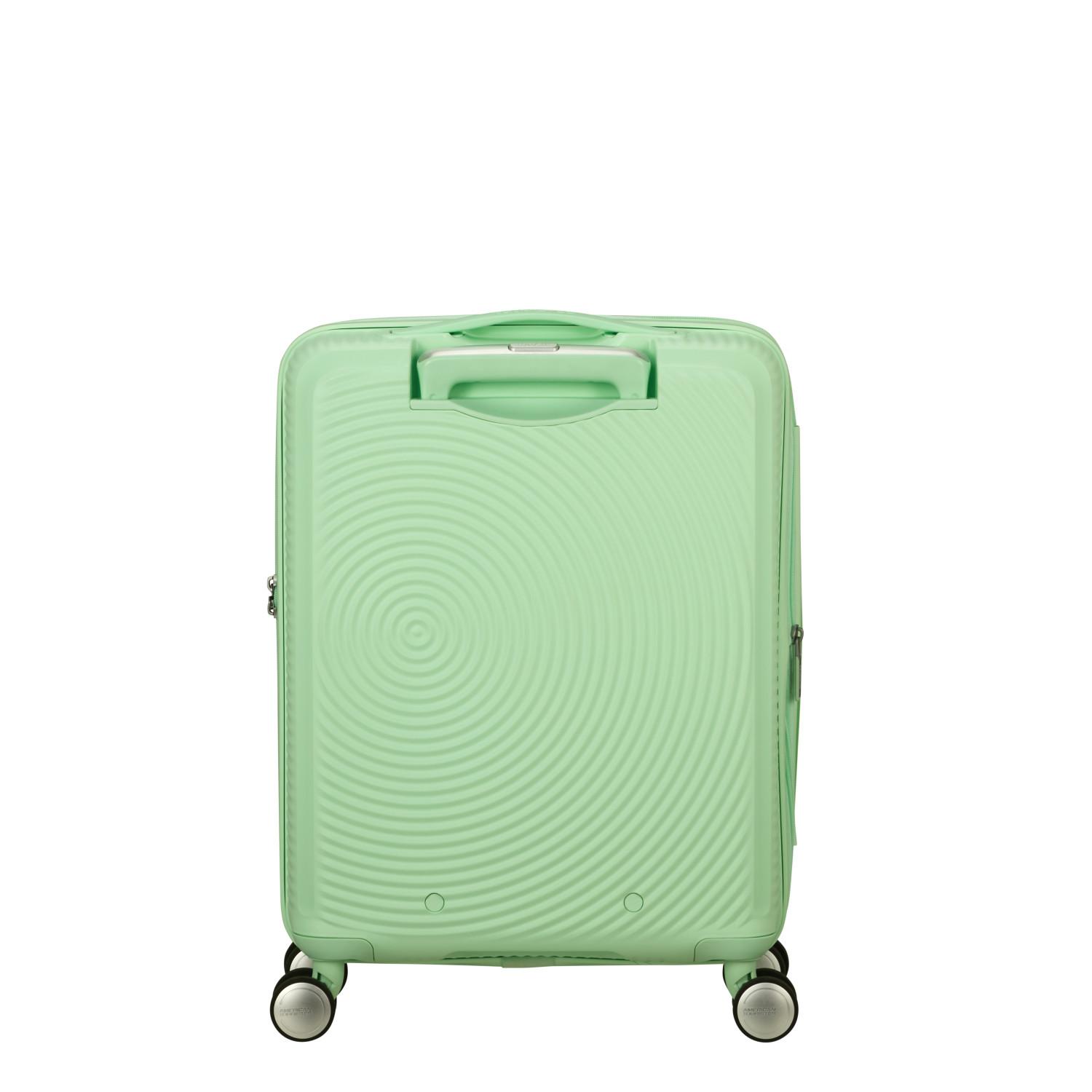 American Tourister Yeşil Soundbox - Körüklü 55 cm Kabin Boy Sert Valiz