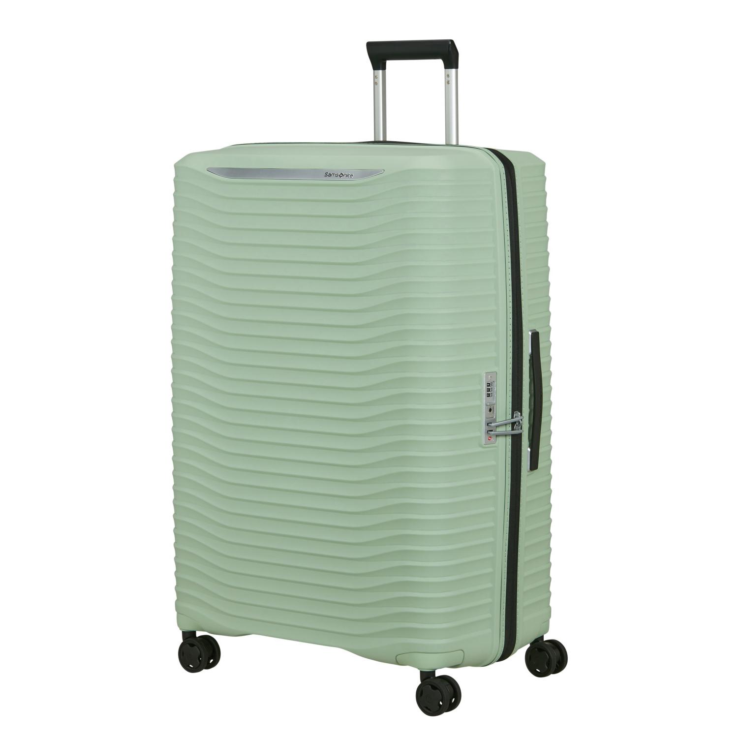 Samsonite Yeşil Upscape Spinner Körüklü 81/30 Ekstra Büyük Boy Valiz