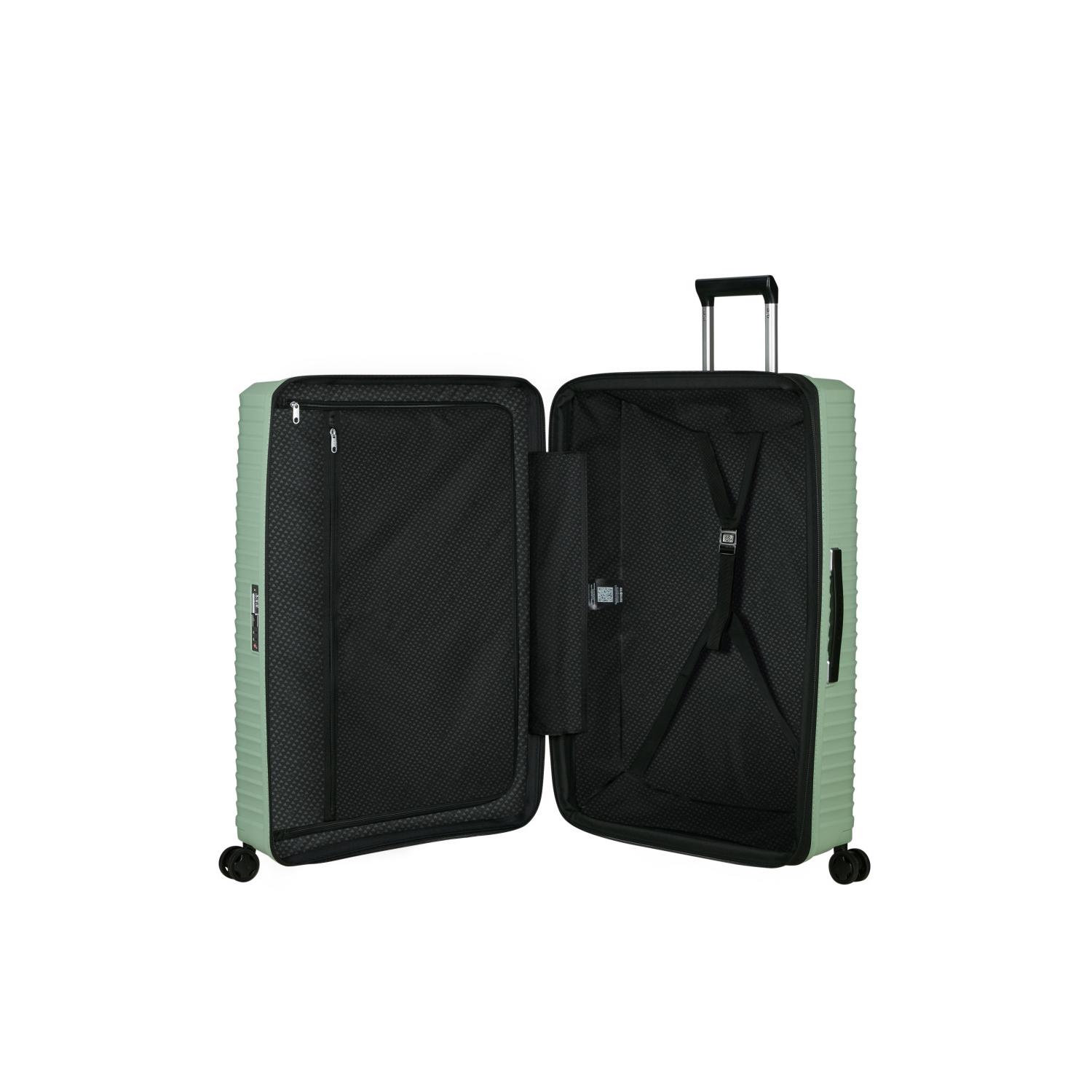 Samsonite Yeşil Upscape Spinner Körüklü 81/30 Ekstra Büyük Boy Valiz
