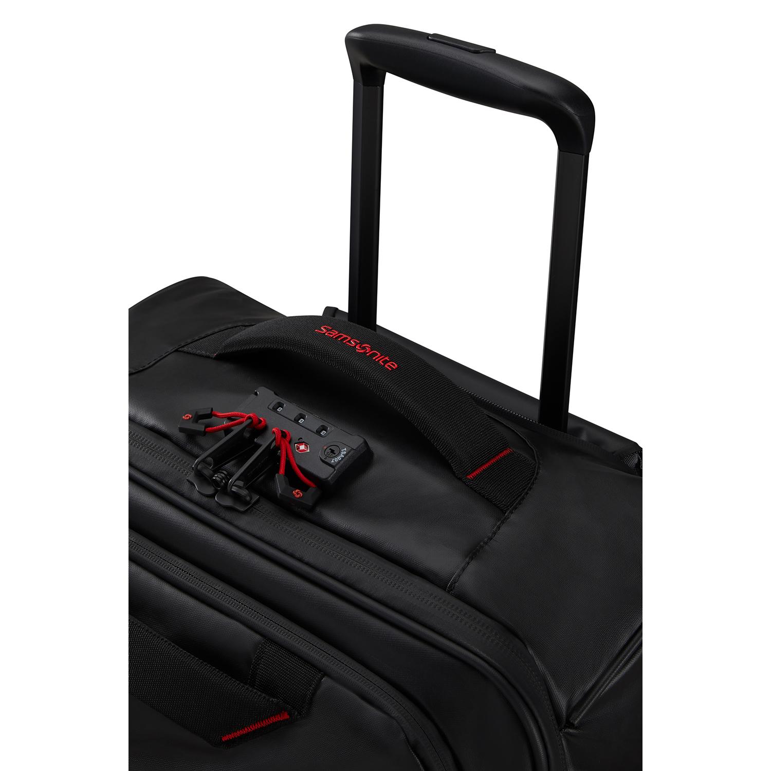Samsonite Siyah Ecodiver - 4 Tekerlekli Duffle 55 cm Kabin Boy Valiz