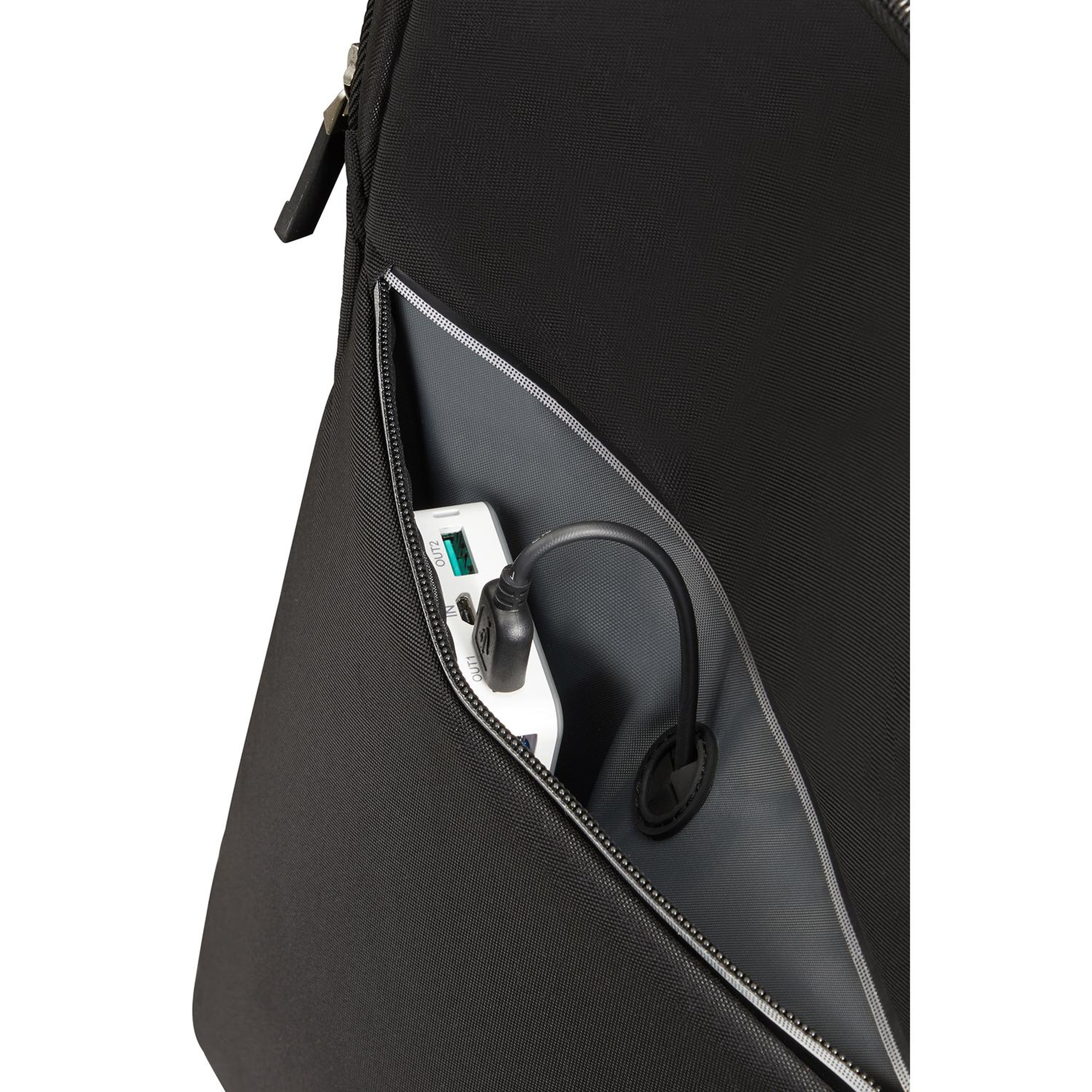 Samsonite Siyah Litepoint - 2 Tekerlekli Laptop Sırt Çantası 17.3"