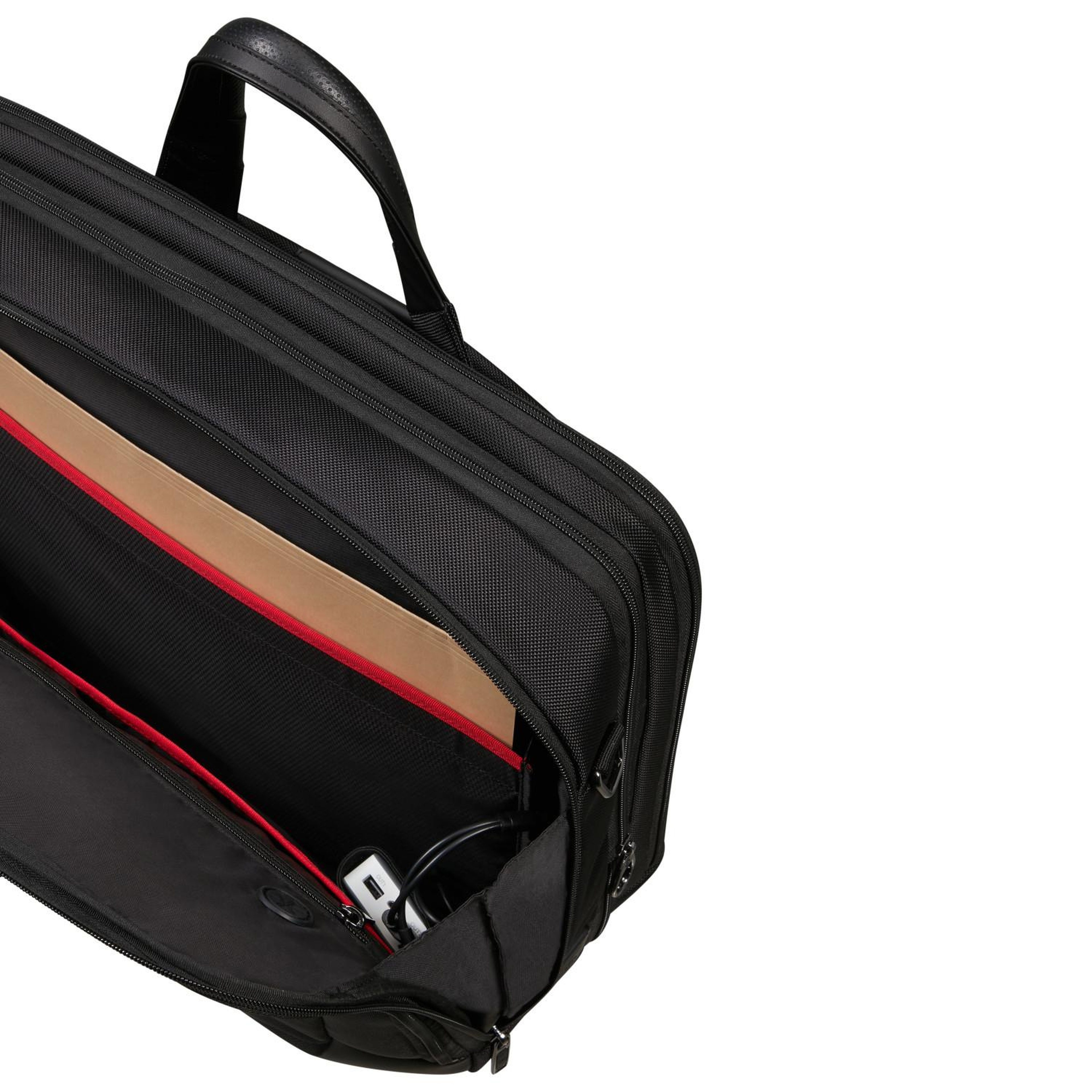 Samsonite Siyah Pro-DLX - Körüklü Laptop Çantası 17.3"