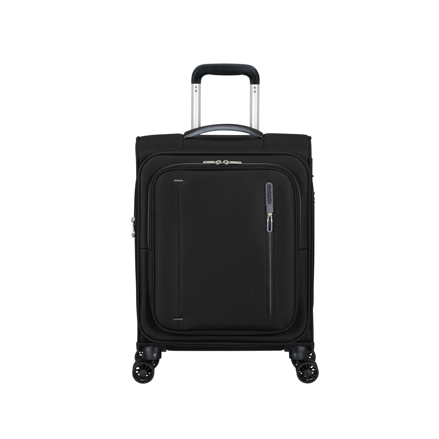 American Tourister Siyah Cloudrider 4 Tekerlekli Kabin Boy Valiz 55 cm