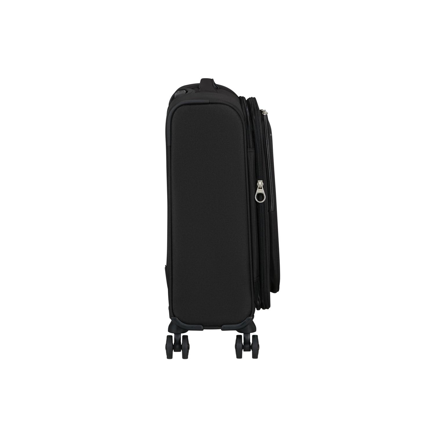 American Tourister Siyah Cloudrider 4 Tekerlekli Kabin Boy Valiz 55 cm
