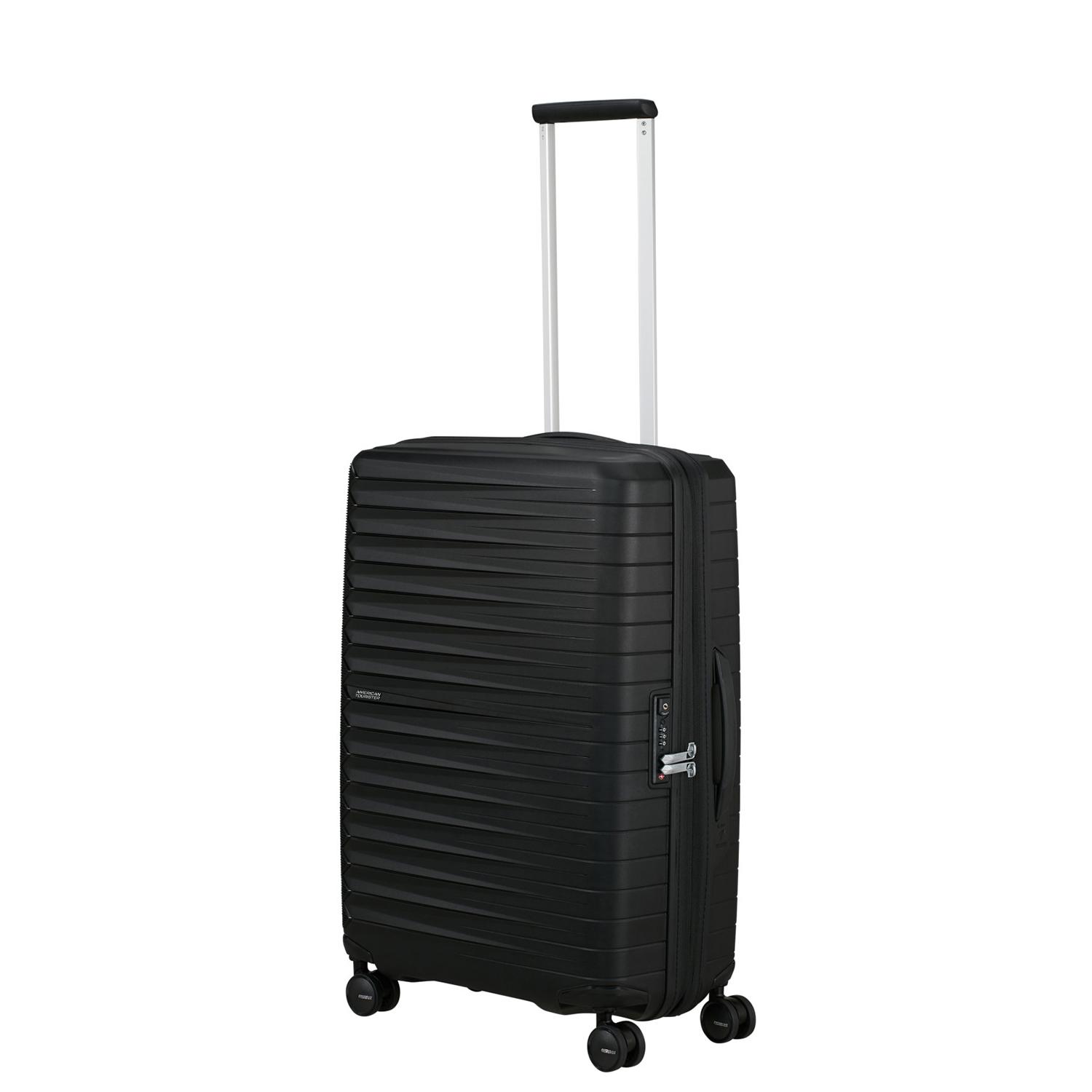 American Touriester Siyah FastForward Spinner Körüklü 68/25 Orta Boy Valiz