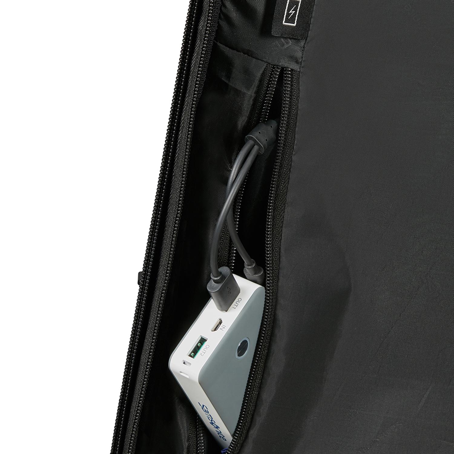 Samsonite Siyah Spinner Nuon Körüklü 4 Tekerlekli 55 cm Kabin Boy Valiz