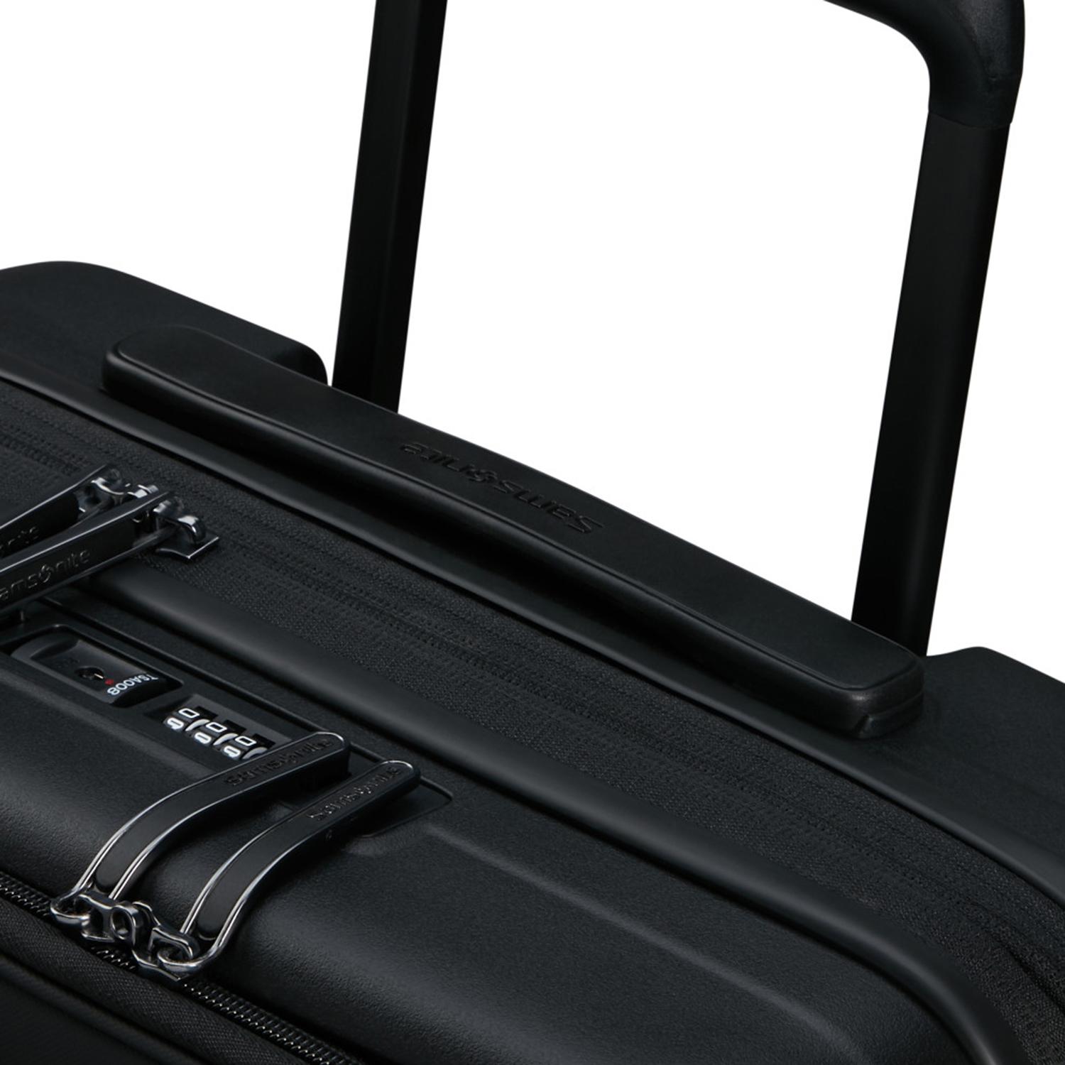 Samsonite Siyah Restackd - Körüklü 55/20 Kabin Boy Valiz