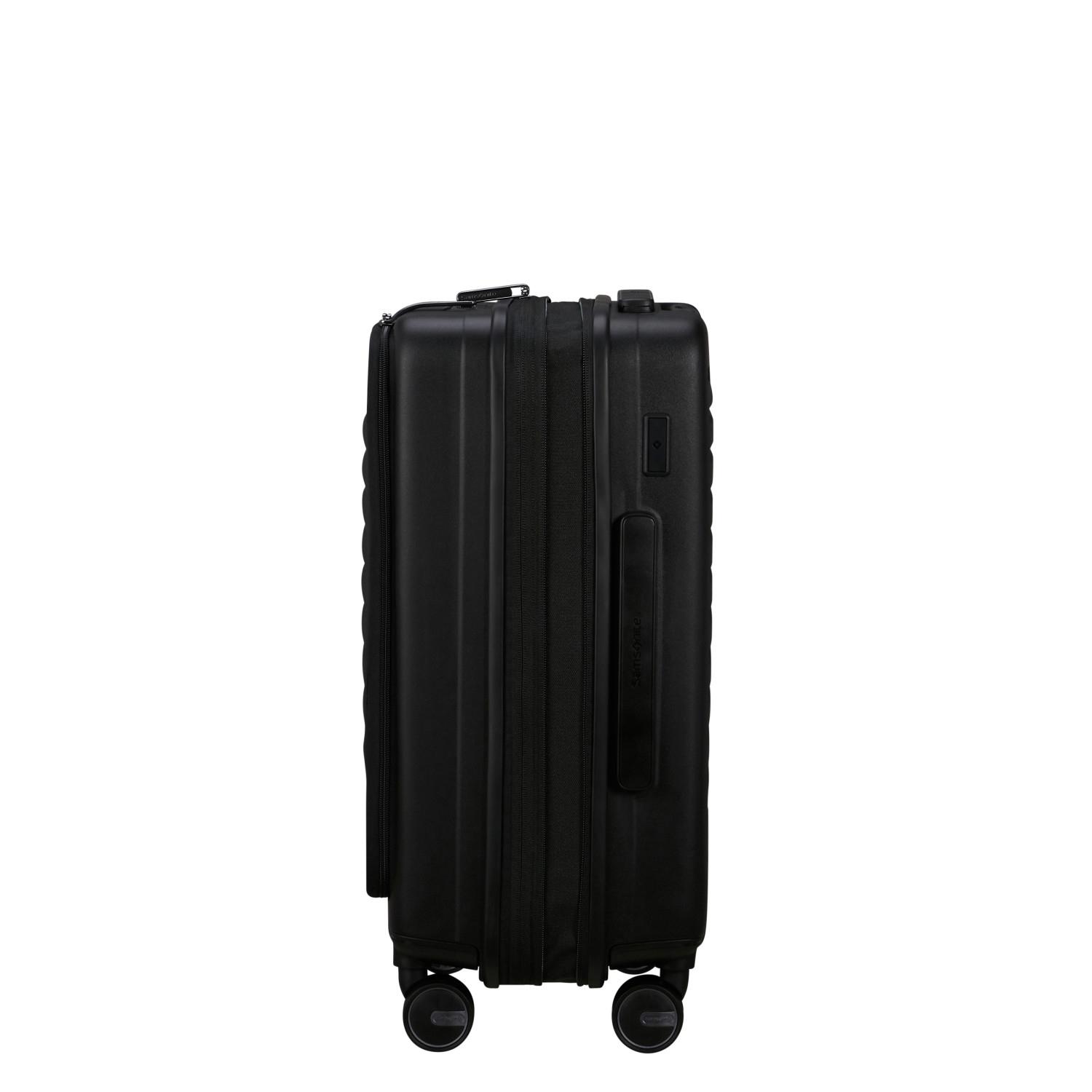 Samsonite Siyah Restackd - Körüklü 55/20 Kabin Boy Valiz