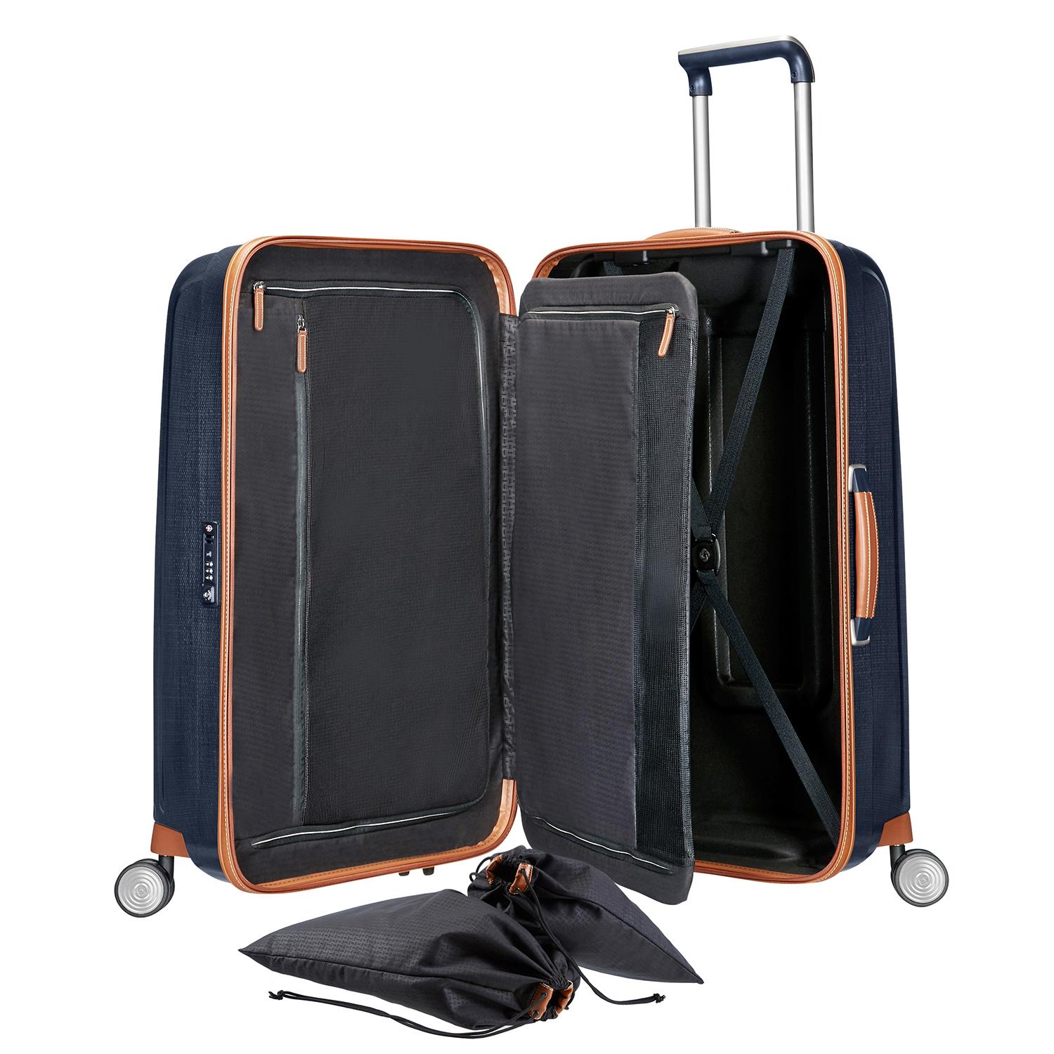 Samsonite Lacivert Lite-Cube Dlx Spinner - 68/25 Orta Boy Valiz