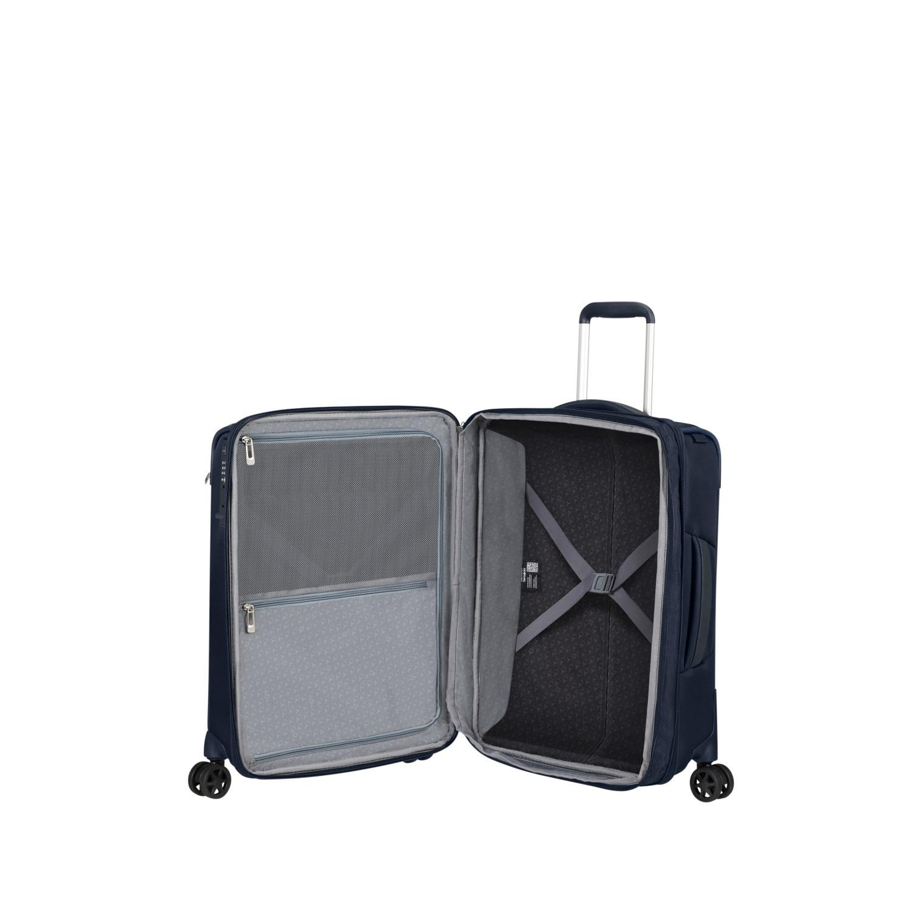 Samsonite Lacivert Respark-Spinner - Körüklü 55/20 Kabin Boy Valiz