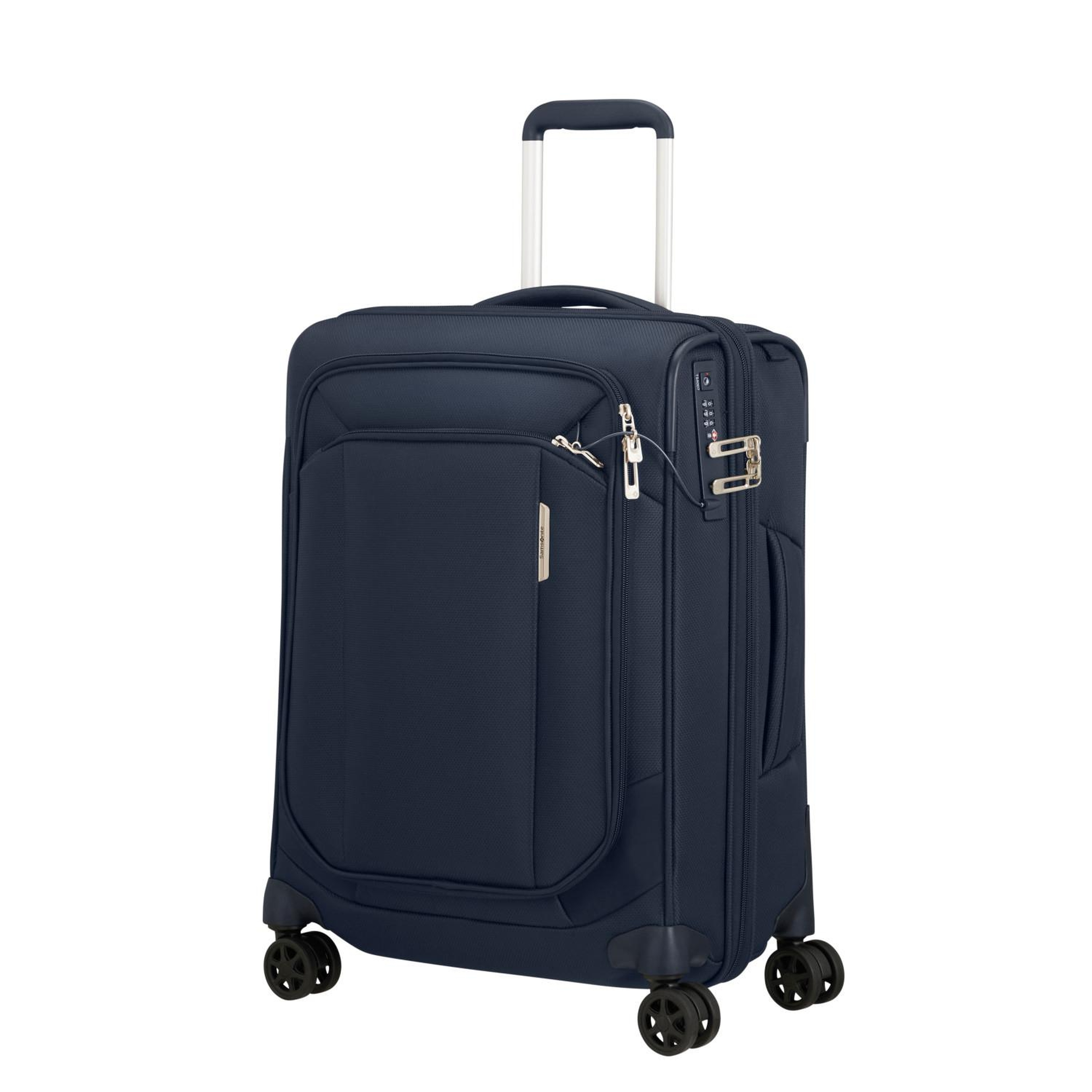 Samsonite Lacivert Respark-Spinner - Körüklü 55/20 Kabin Boy Valiz