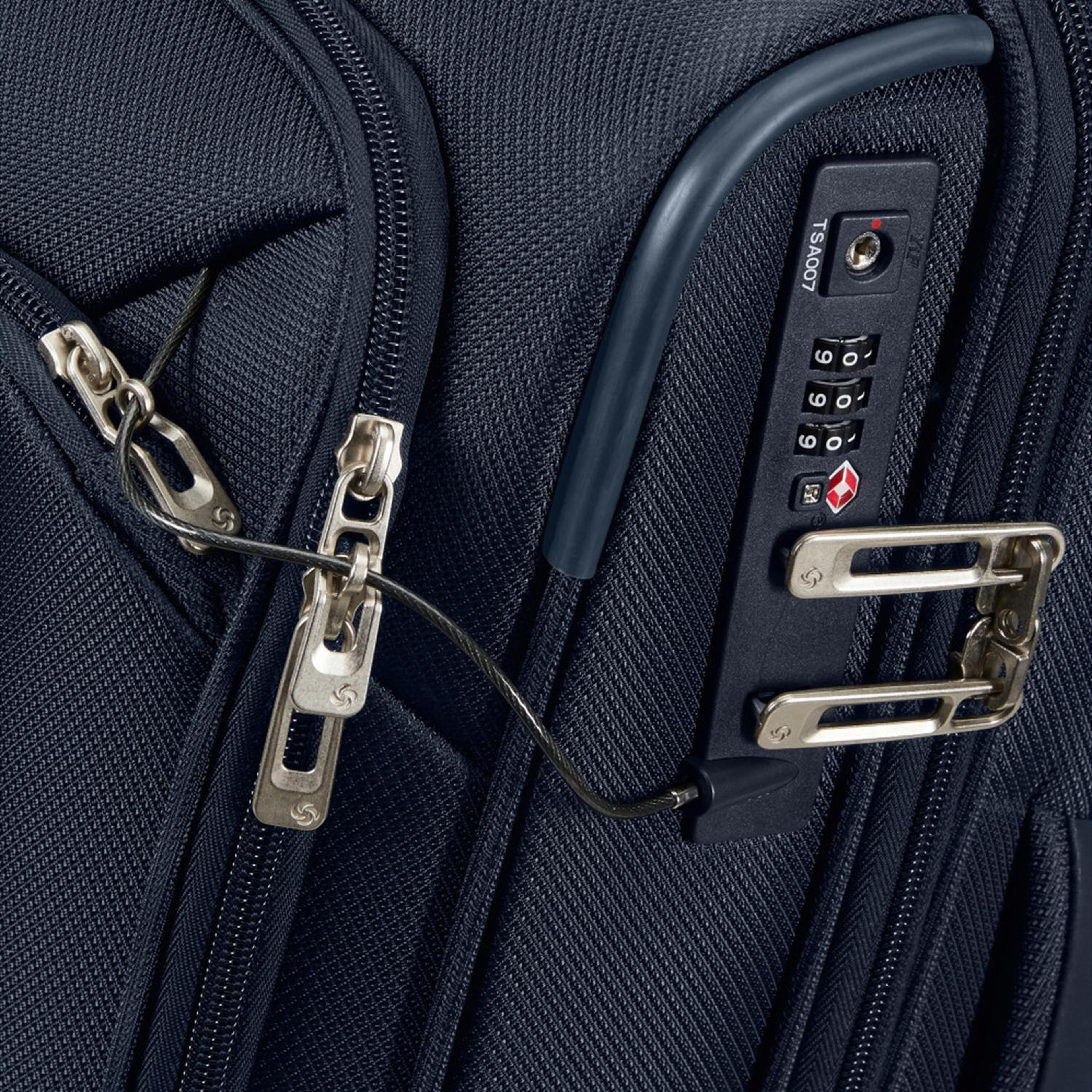 Samsonite Lacivert Respark-Spinner - Körüklü 55/20 Kabin Boy Valiz