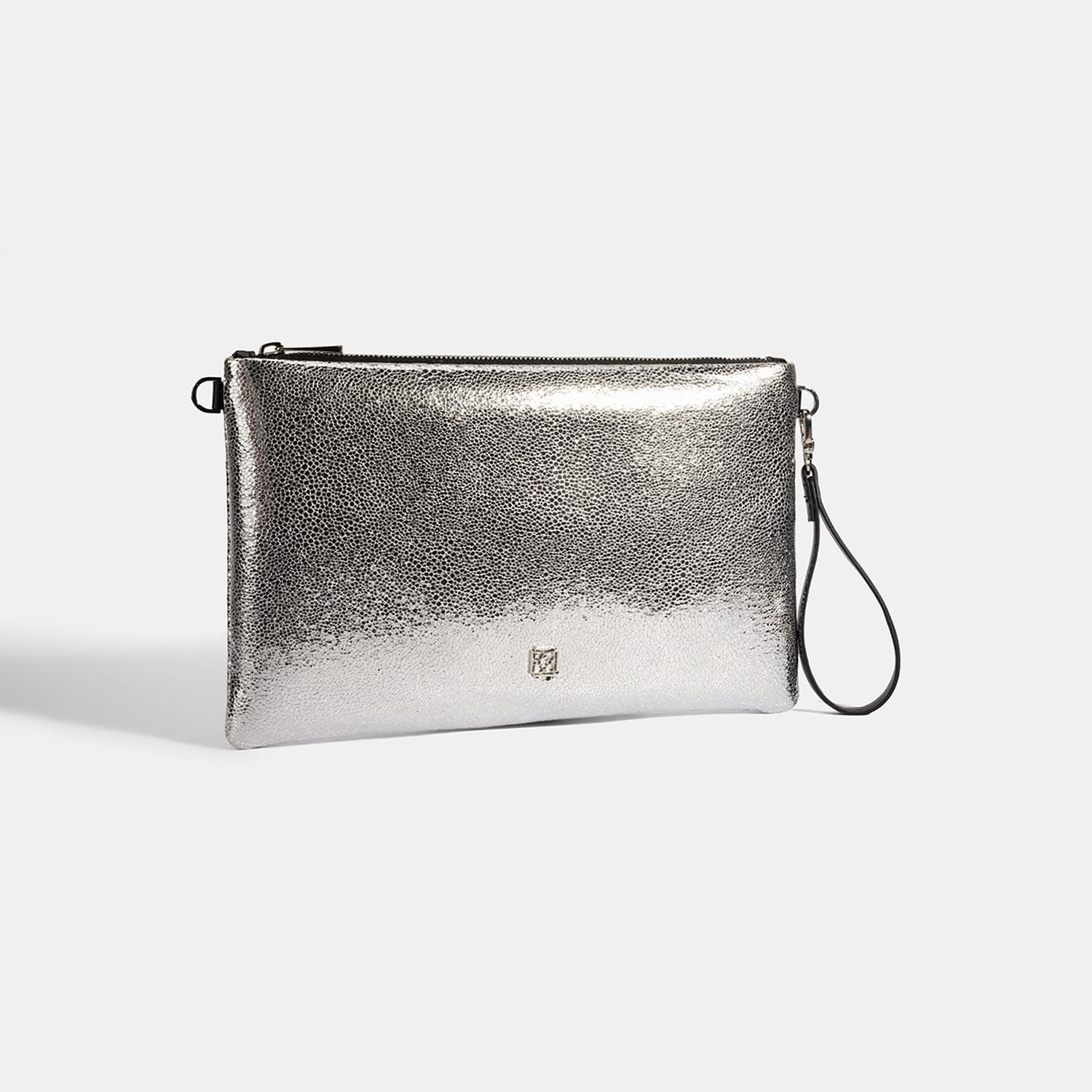 Kadın Gümüş Omuz Askılı Portföy Çanta