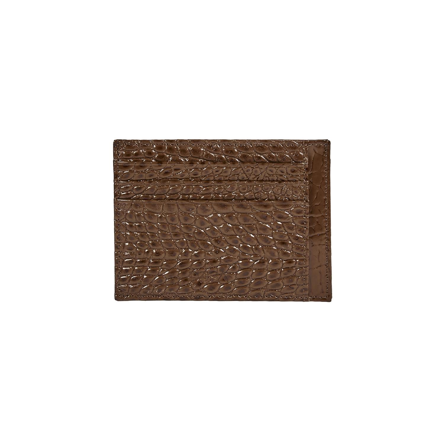 Pablo Kroko Baskılı Deri Kartlık