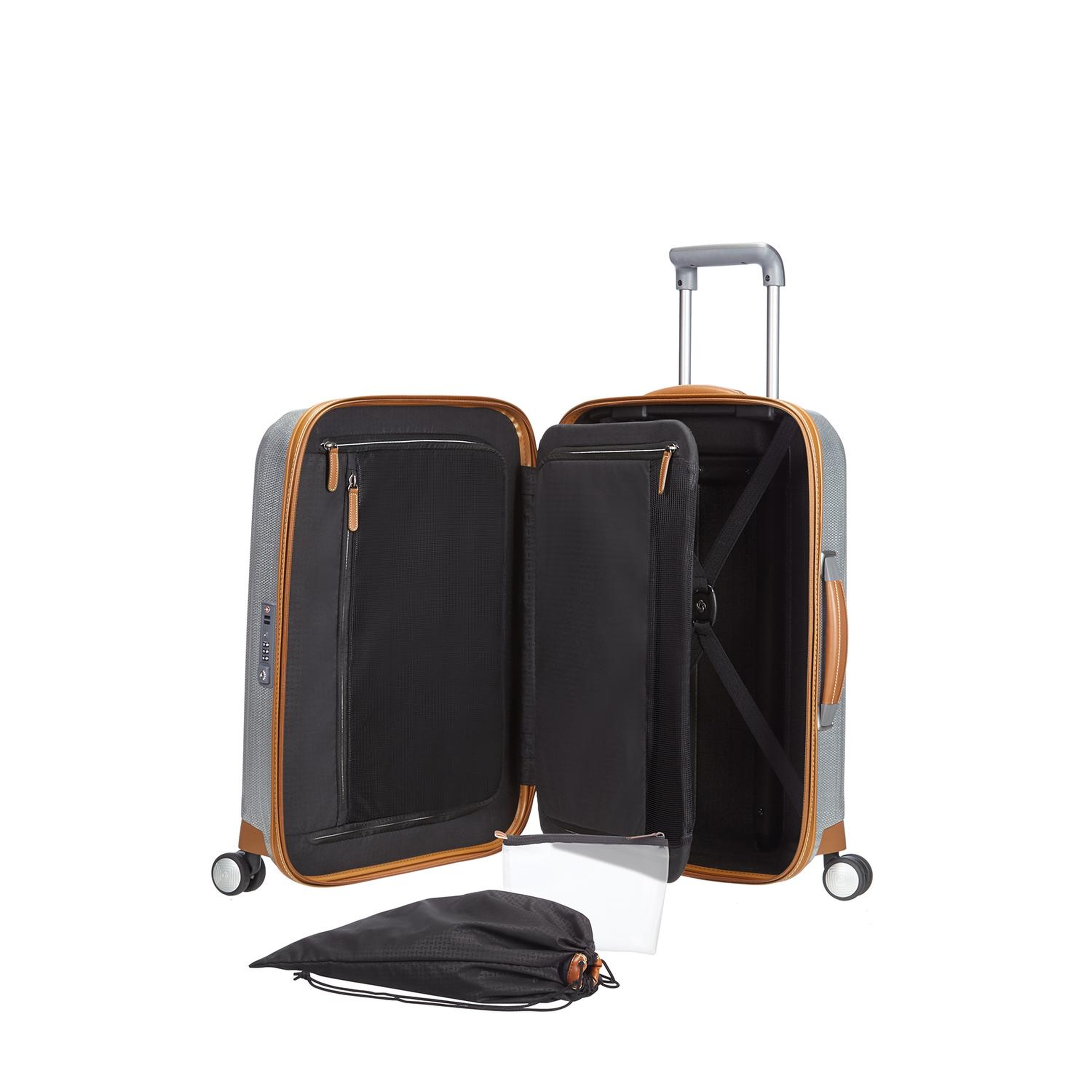 Samsonite Gri  Lite-Cube Dlx Spinner - 55/20 Kabin Boy Valiz