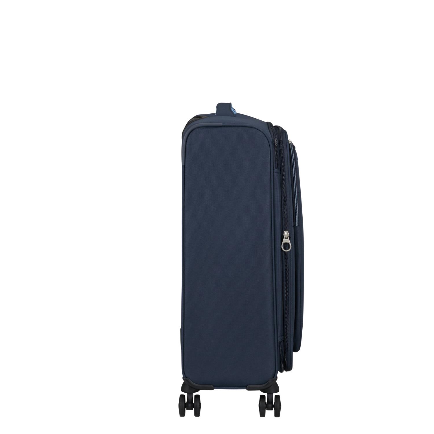 American Tourister Lacivert Cloudrider 4 Tekerlekli Orta Boy Valiz 67 cm