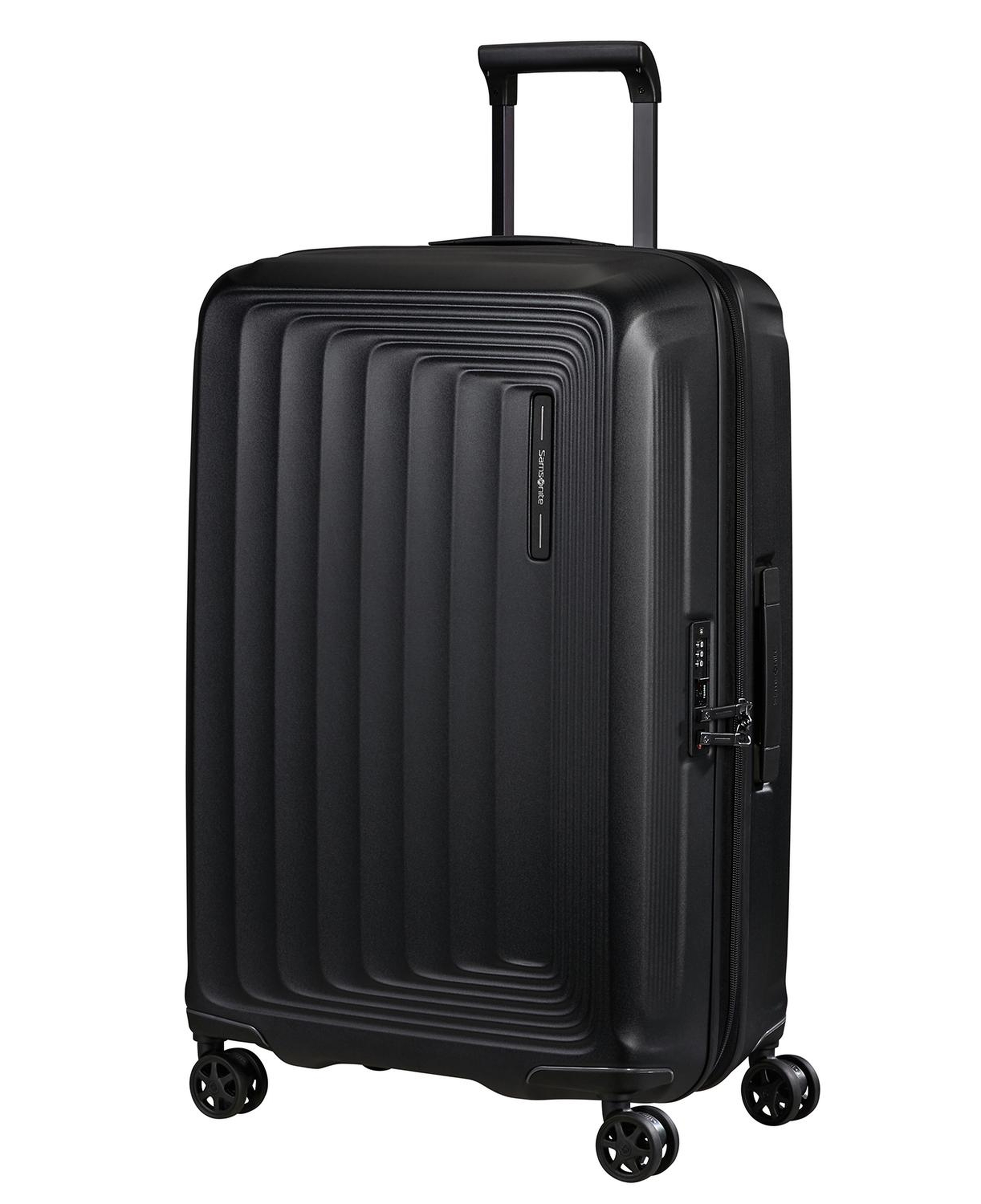 Samsonite Siyah Spinner Nuon Körüklü 4 Tekerlekli 69 cm Orta Boy Valiz