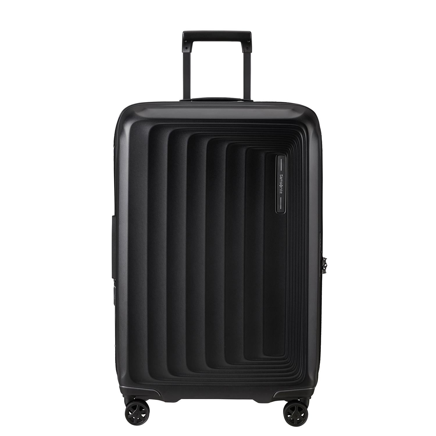 Samsonite Siyah Spinner Nuon Körüklü 4 Tekerlekli 69 cm Orta Boy Valiz