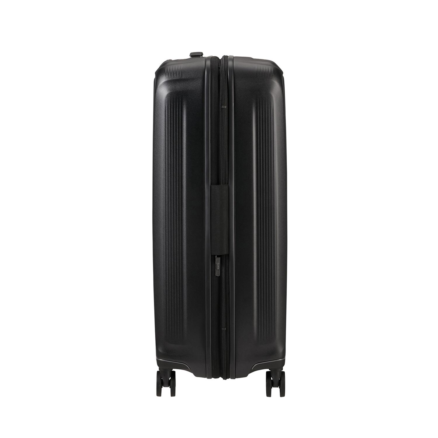 Samsonite Siyah Spinner Nuon Körüklü 4 Tekerlekli 69 cm Orta Boy Valiz