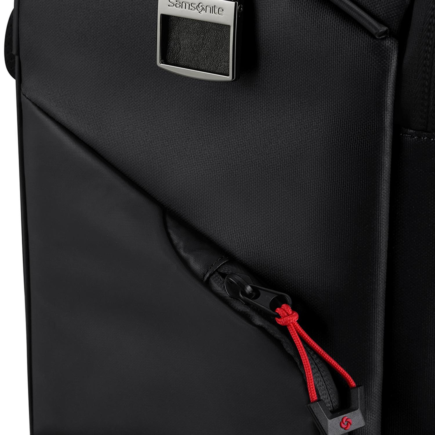 Samsonite Siyah Ecodiver - 2 Tekerlekli Duffle 55 cm Kabin Boy Valiz 15.6"