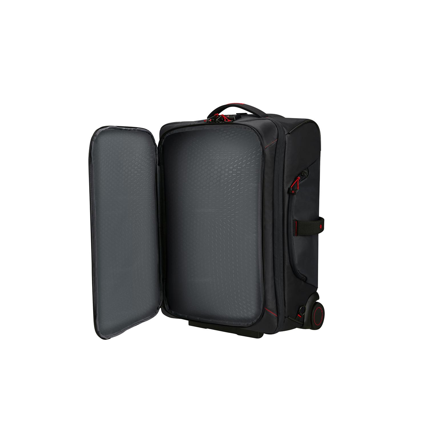 Samsonite Siyah Ecodiver - 2 Tekerlekli Duffle 55 cm Kabin Boy Valiz 15.6"