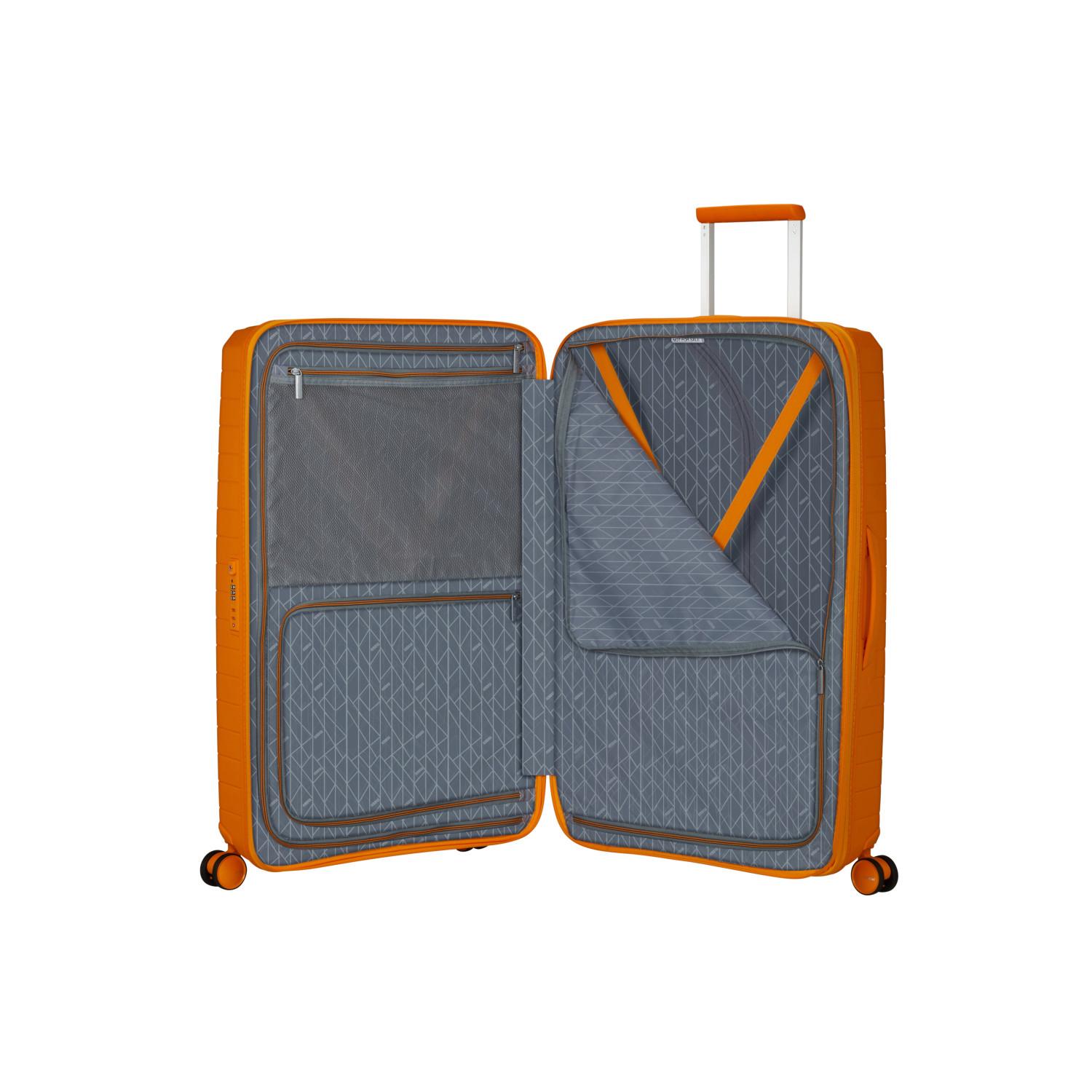 American Tourister Turuncu Fastforward Spinner Körüklü 79/29 Büyük Boy Valiz