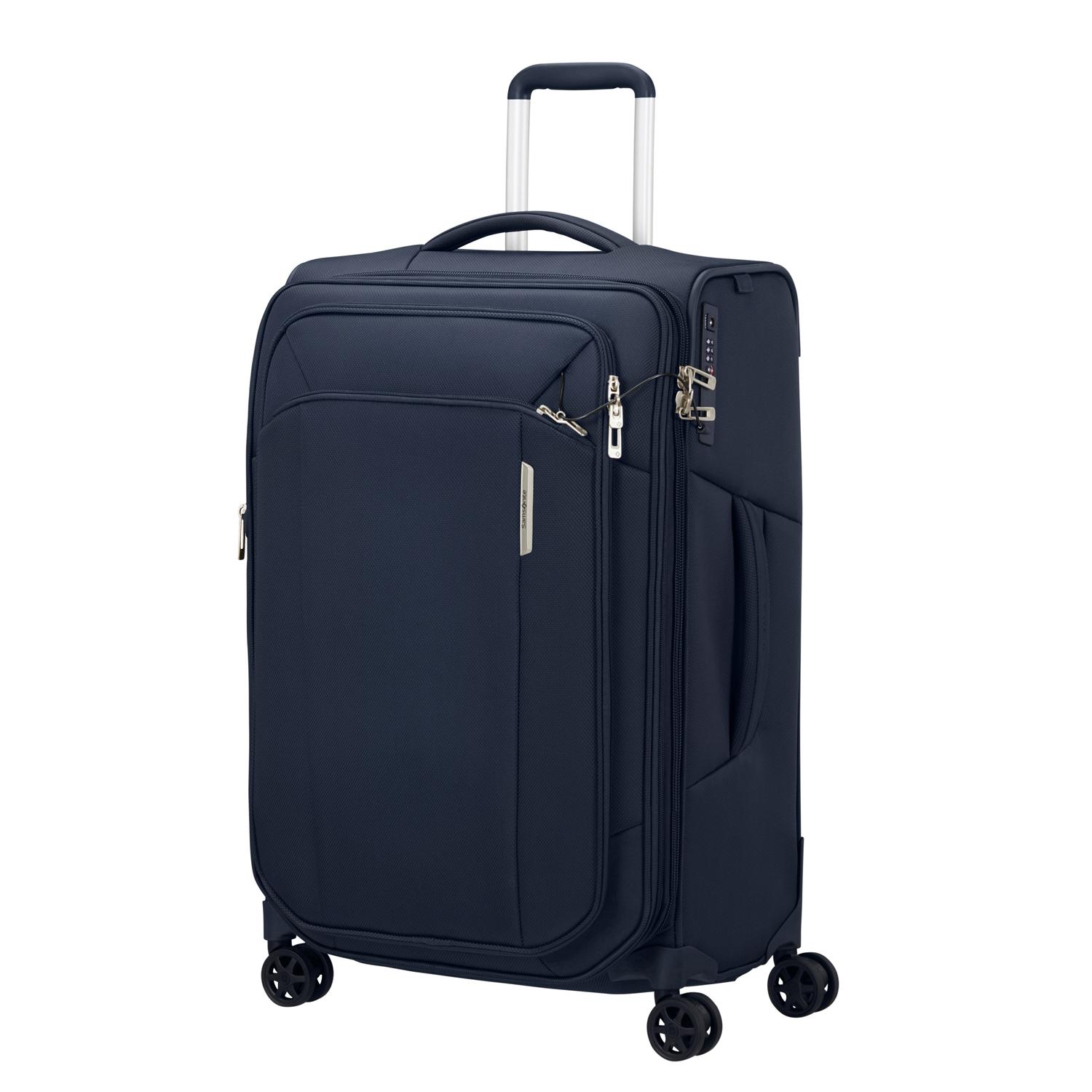 Samsonite Lacivert Respark Spinner - Körüklü 67/24 Orta Boy Valiz