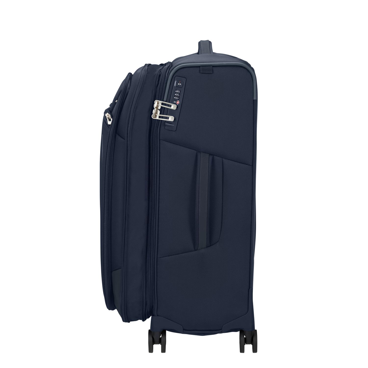 Samsonite Lacivert Respark Spinner - Körüklü 67/24 Orta Boy Valiz