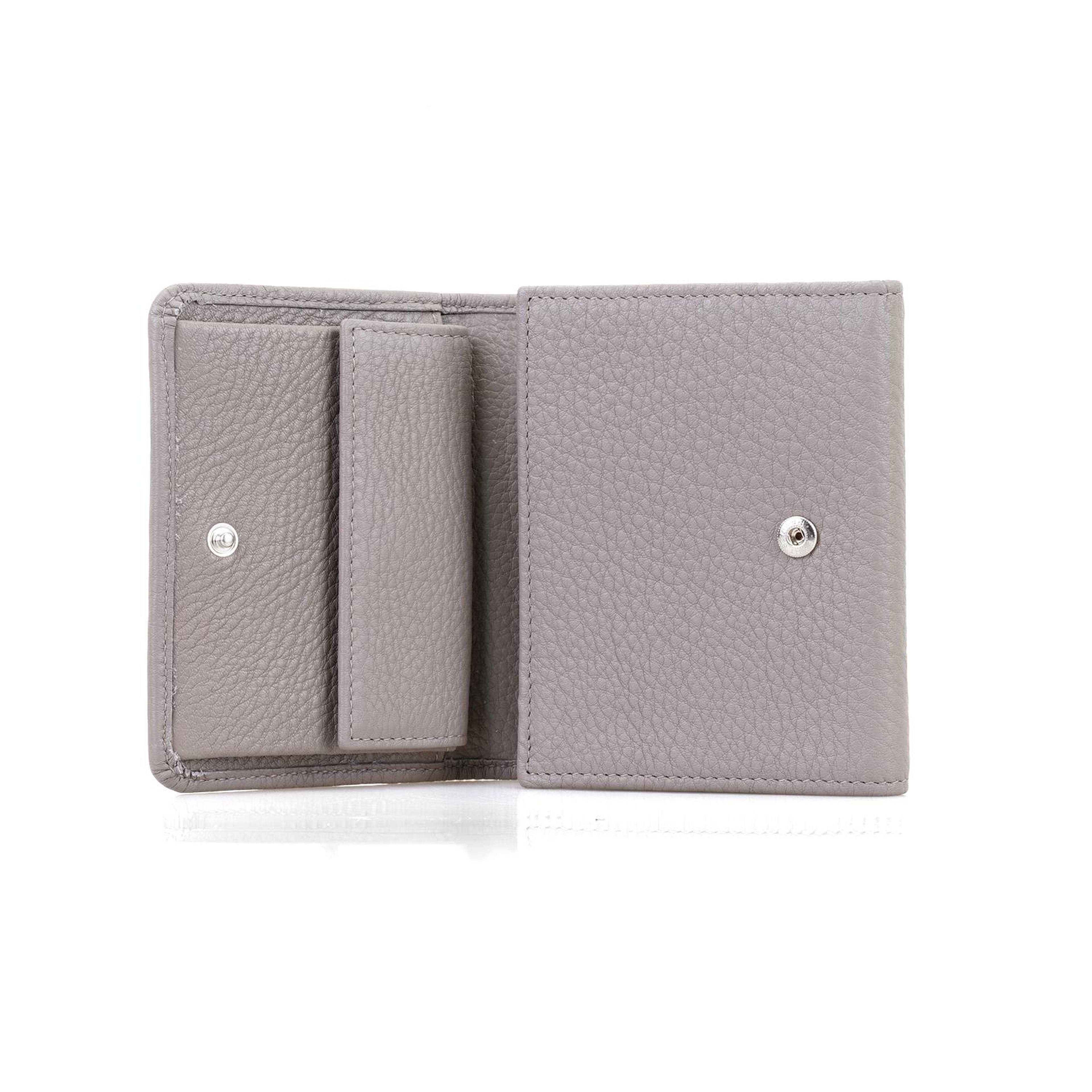 Gri Kadın Deri Cüzdan