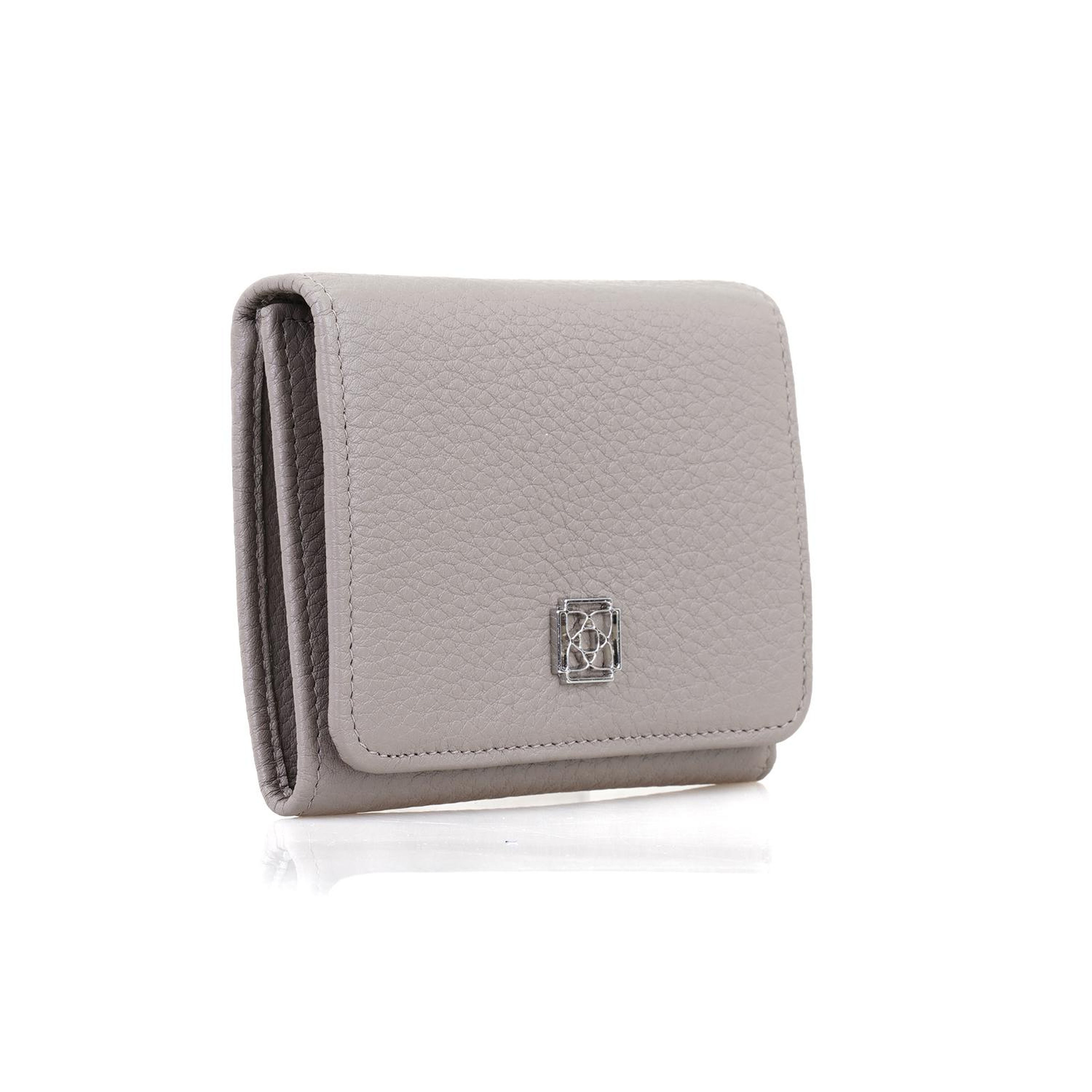 Gri Kadın Deri Cüzdan