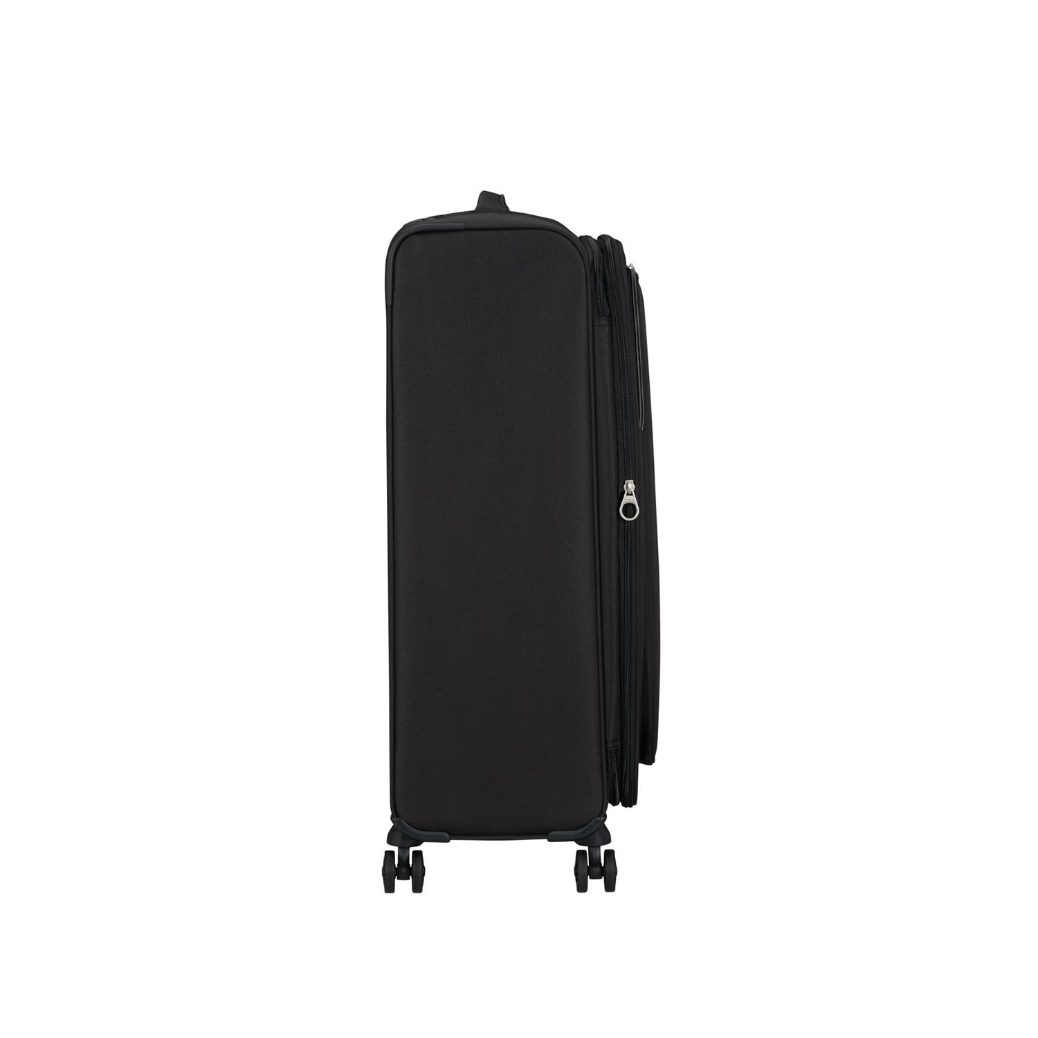 American Tourister Siyah Cloudrider 4 Tekerlekli Büyük Boy Valiz 78 cm