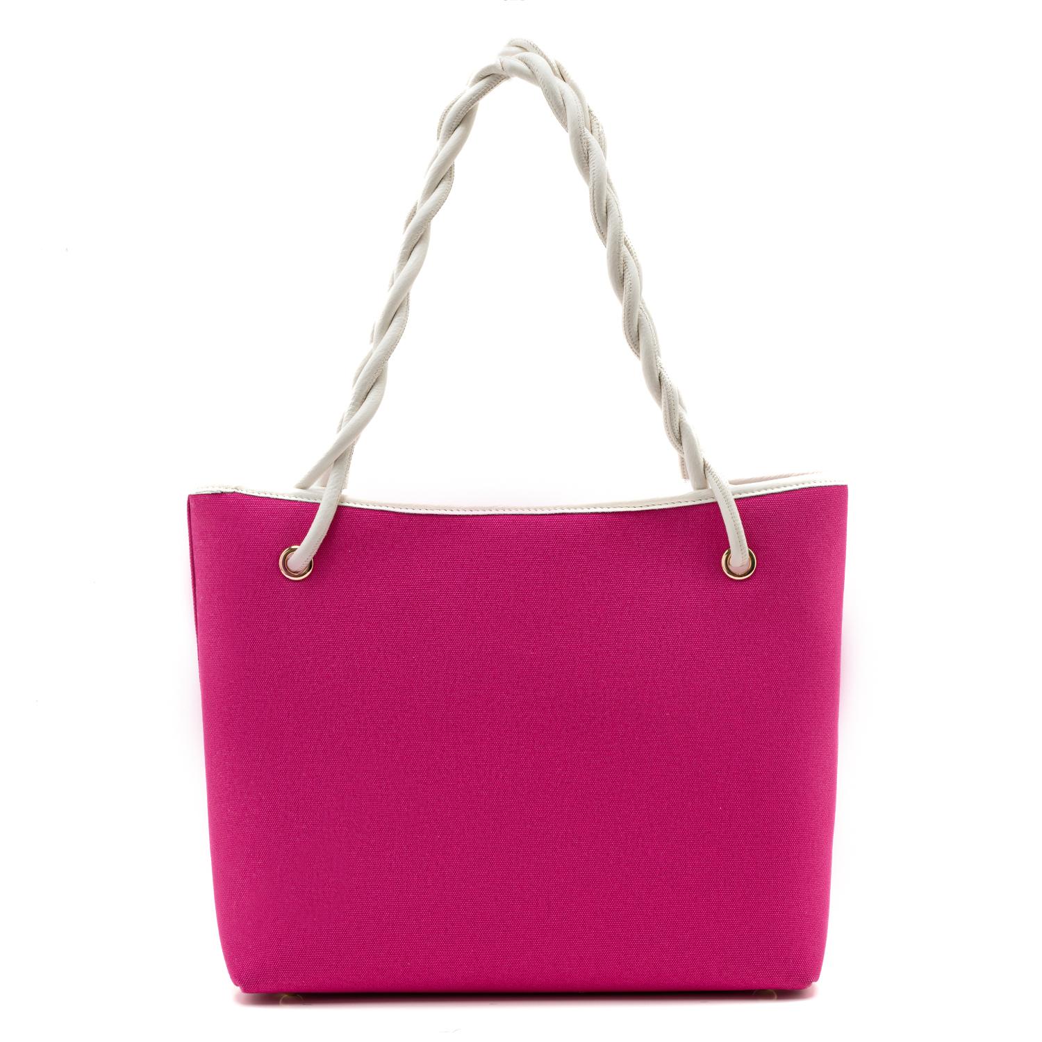 Darian Fuşya Kadın Deri Omuz Çantası